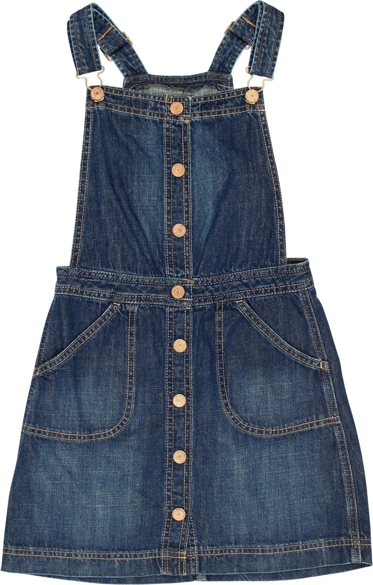 Gap Kids - Denim Overall Dress- ThriftTale.com - Vintage and second handclothing