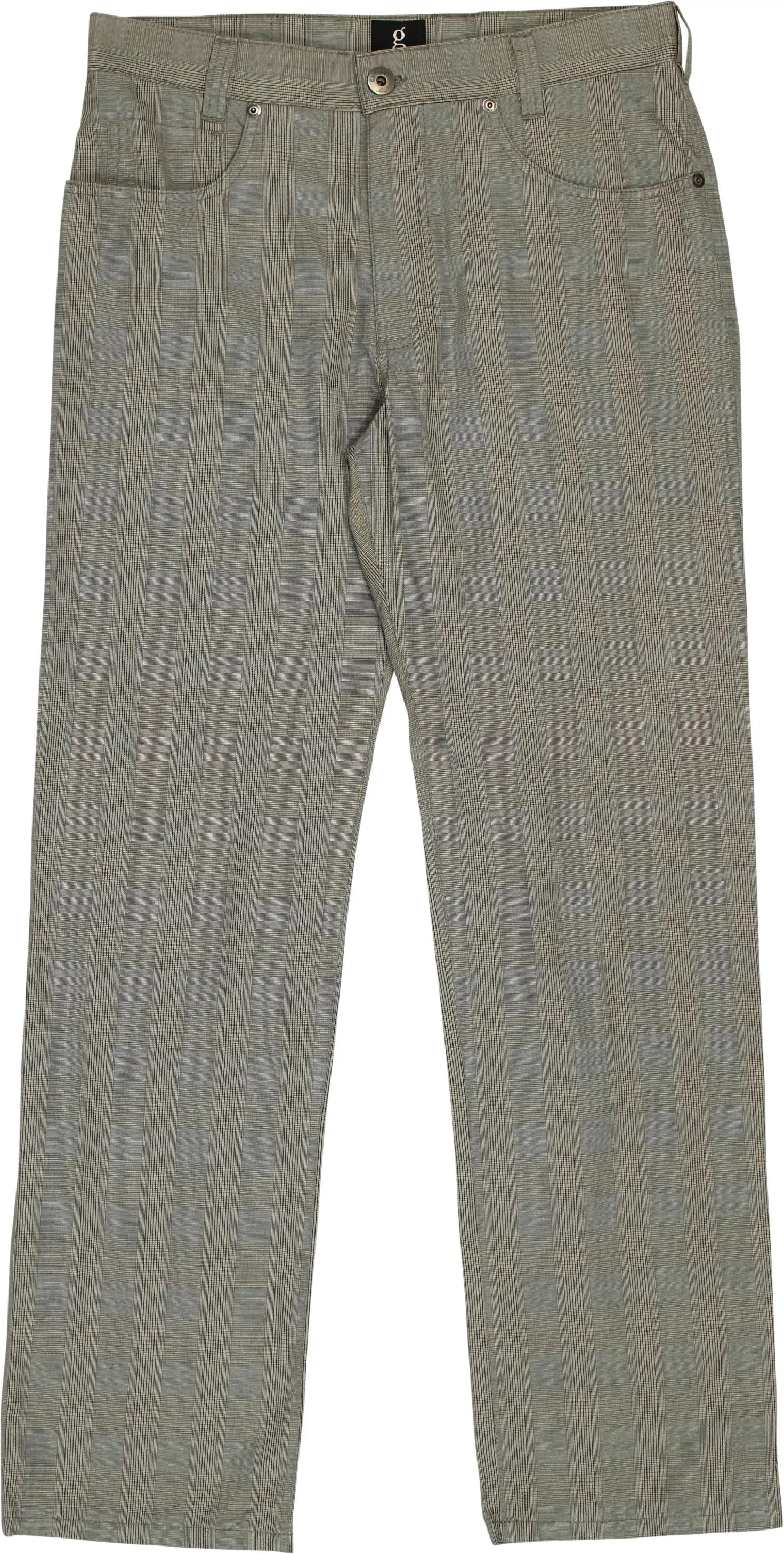 Gardeur - Checkered Pants- ThriftTale.com - Vintage and second handclothing