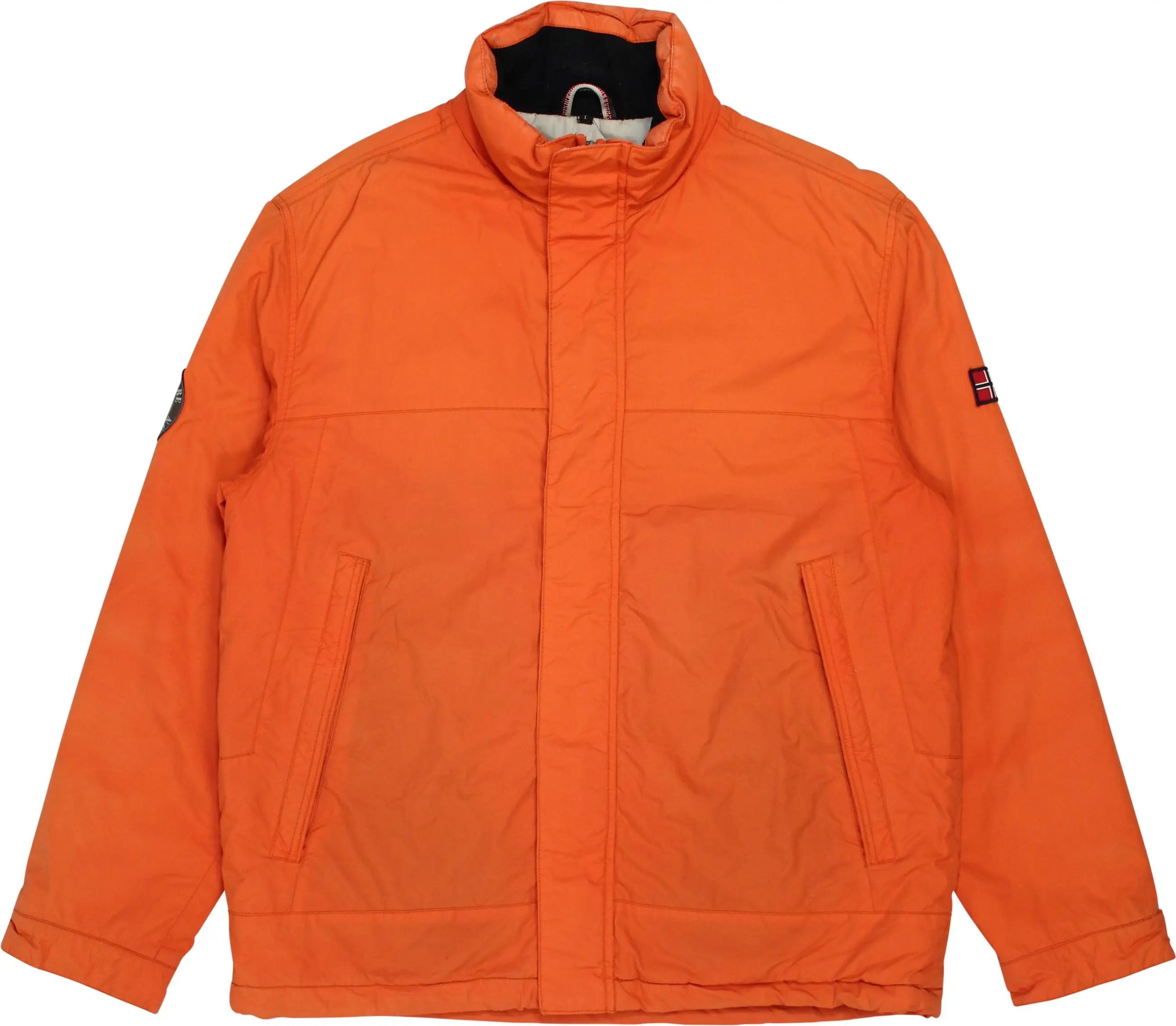Gentlewear - Orange Winter Jacket- ThriftTale.com - Vintage and second handclothing