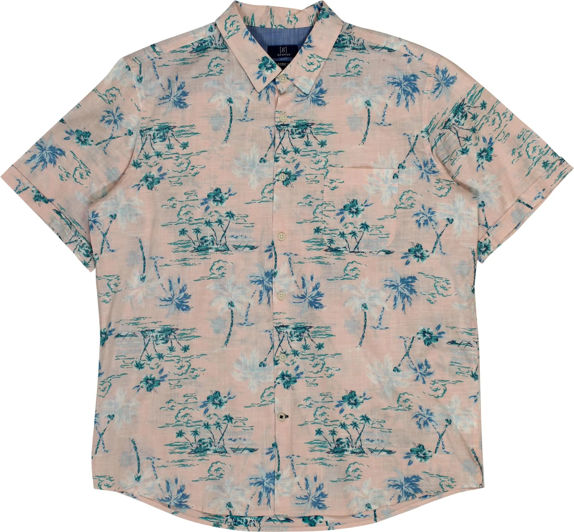 George - Hawaiian Shirt- ThriftTale.com - Vintage and second handclothing