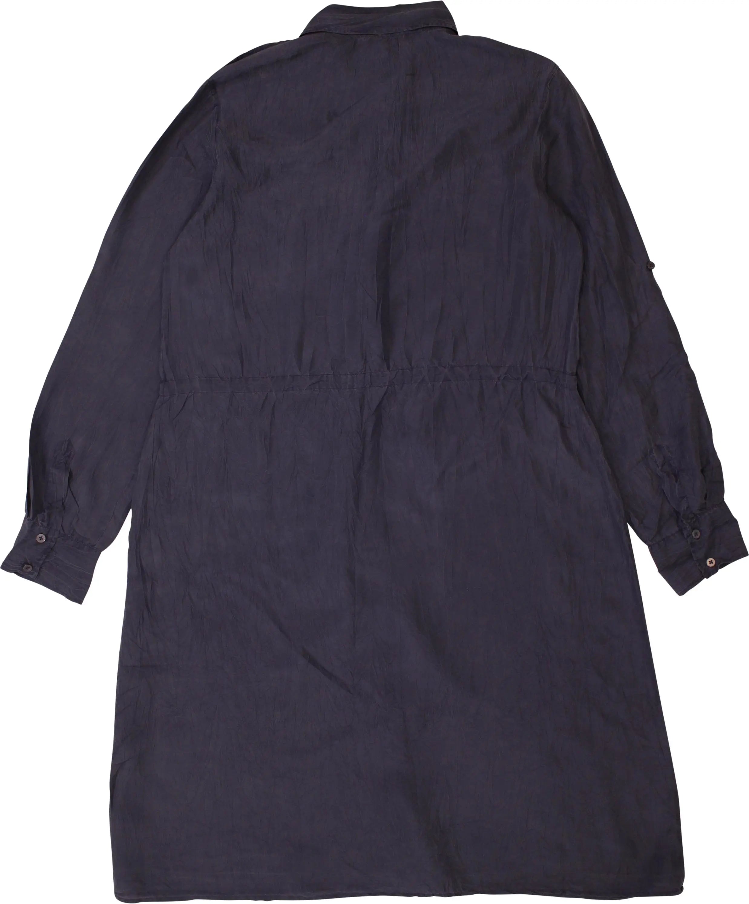 Gerard Darel - Grey Silk Dress by Gerard Darel- ThriftTale.com - Vintage and second handclothing