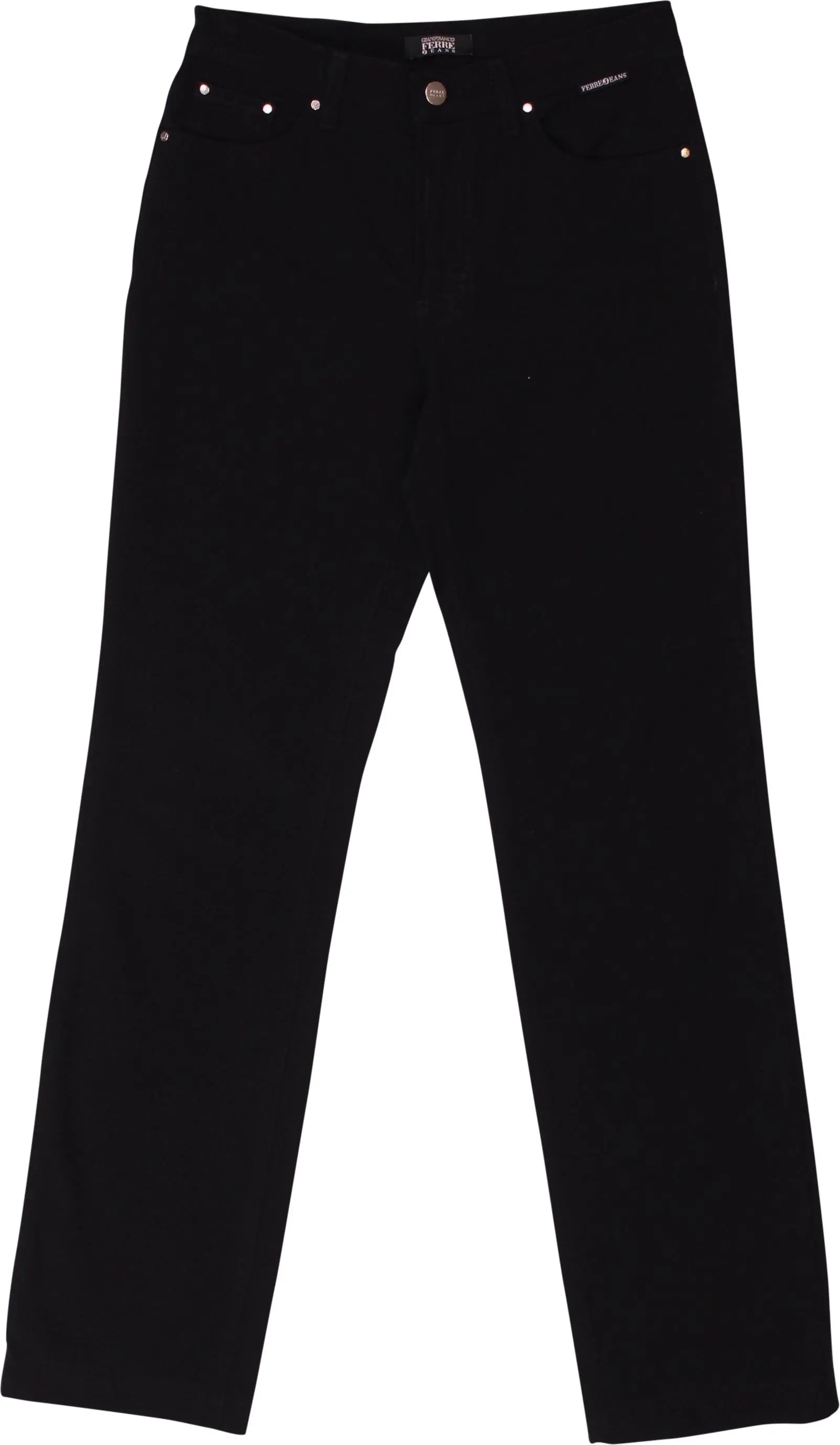 Gianfranco Ferre - Black Pants by Gianfranco Ferre- ThriftTale.com - Vintage and second handclothing