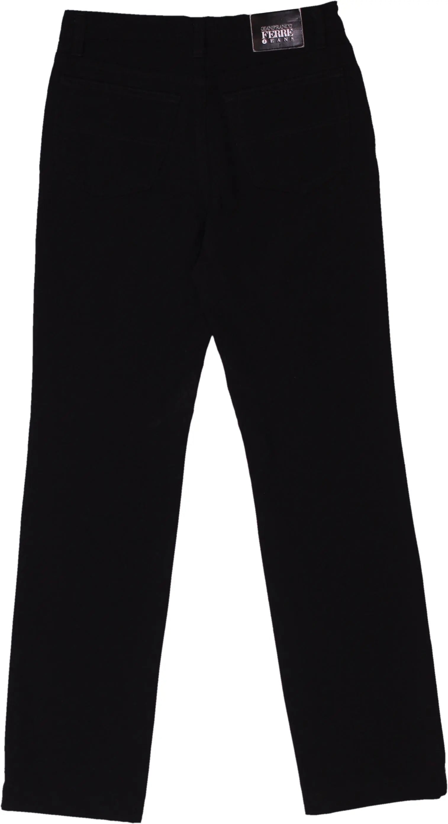 Gianfranco Ferre - Black Pants by Gianfranco Ferre- ThriftTale.com - Vintage and second handclothing