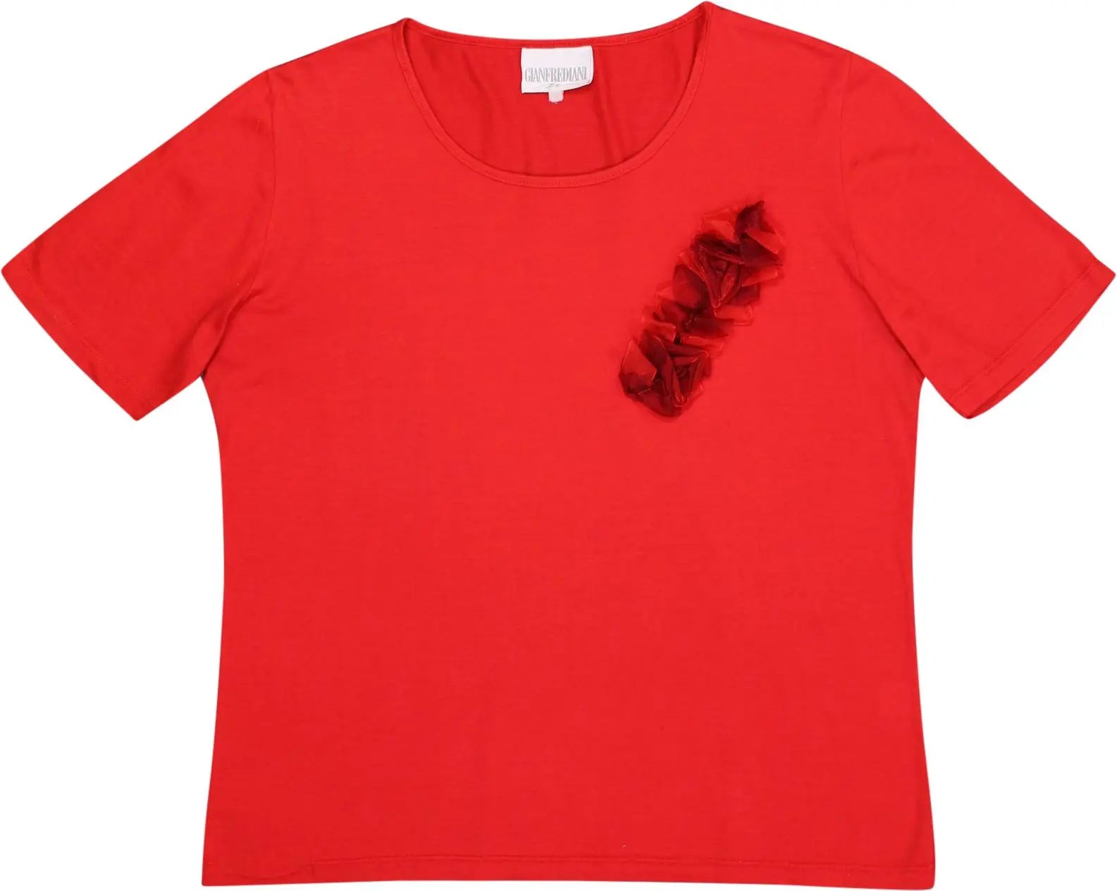 Gianfrediani - Red T-shirt by Gianfrediani- ThriftTale.com - Vintage and second handclothing
