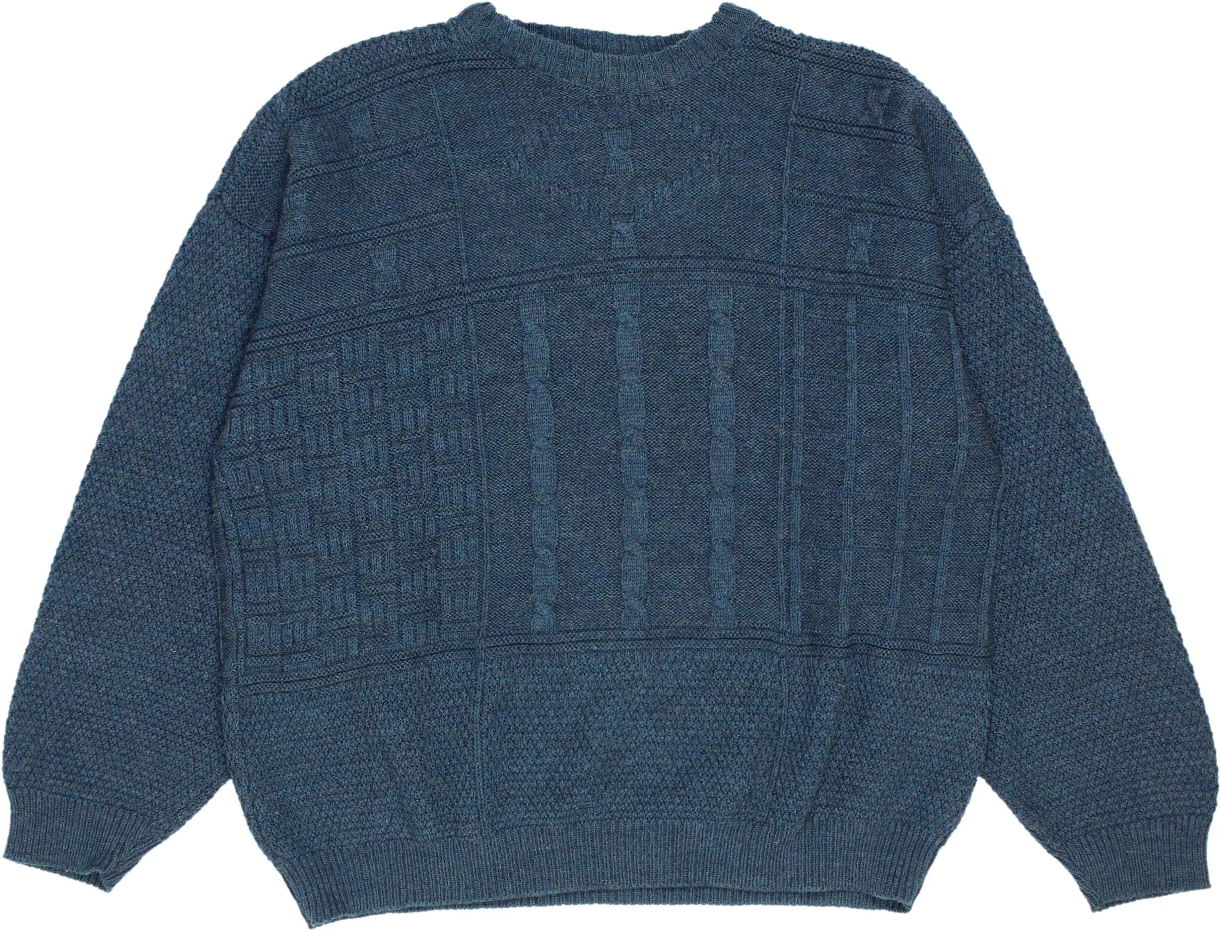 Gianni M - 80s Wool Blend Knitted Sweater- ThriftTale.com - Vintage and second handclothing