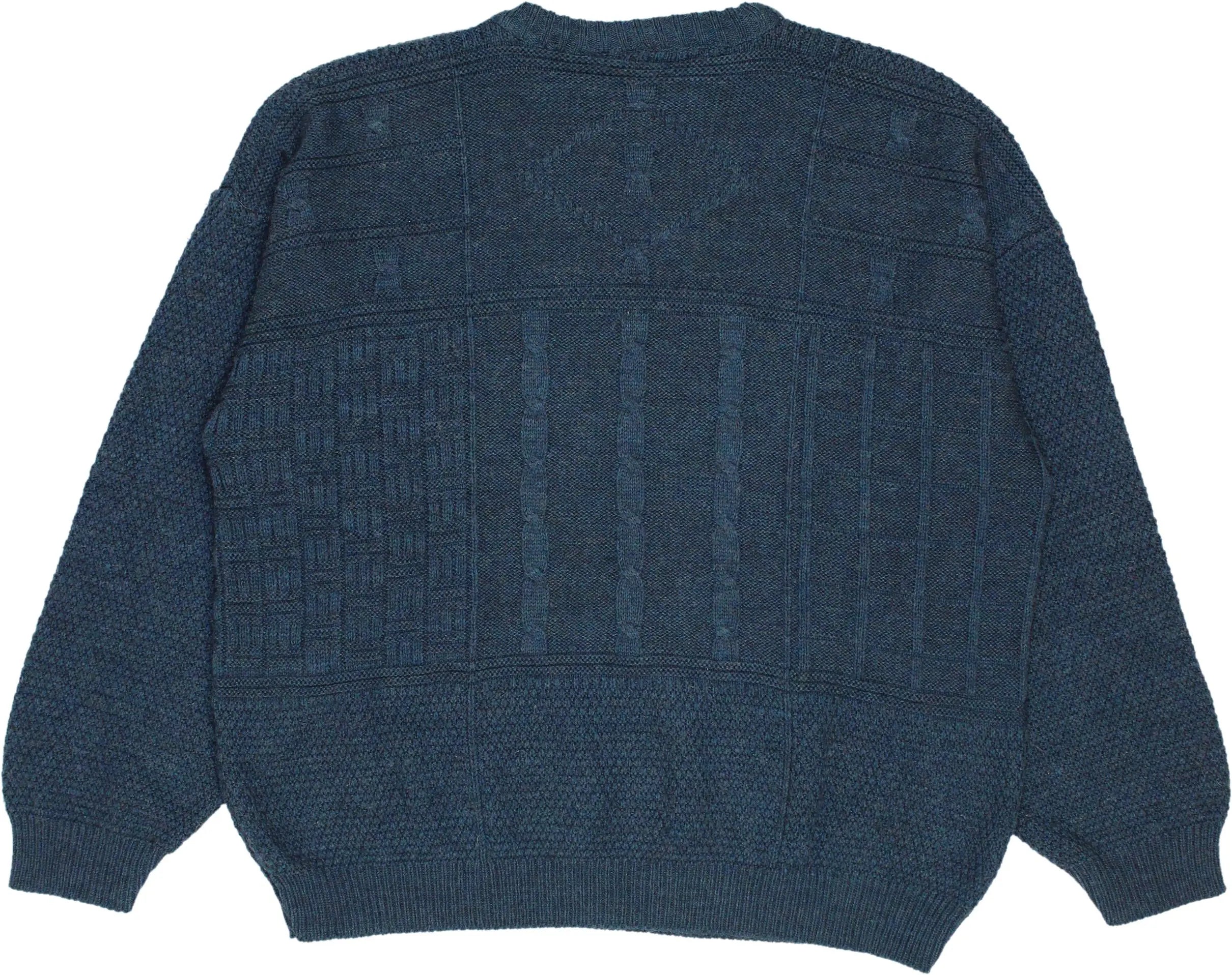 Gianni M - 80s Wool Blend Knitted Sweater- ThriftTale.com - Vintage and second handclothing