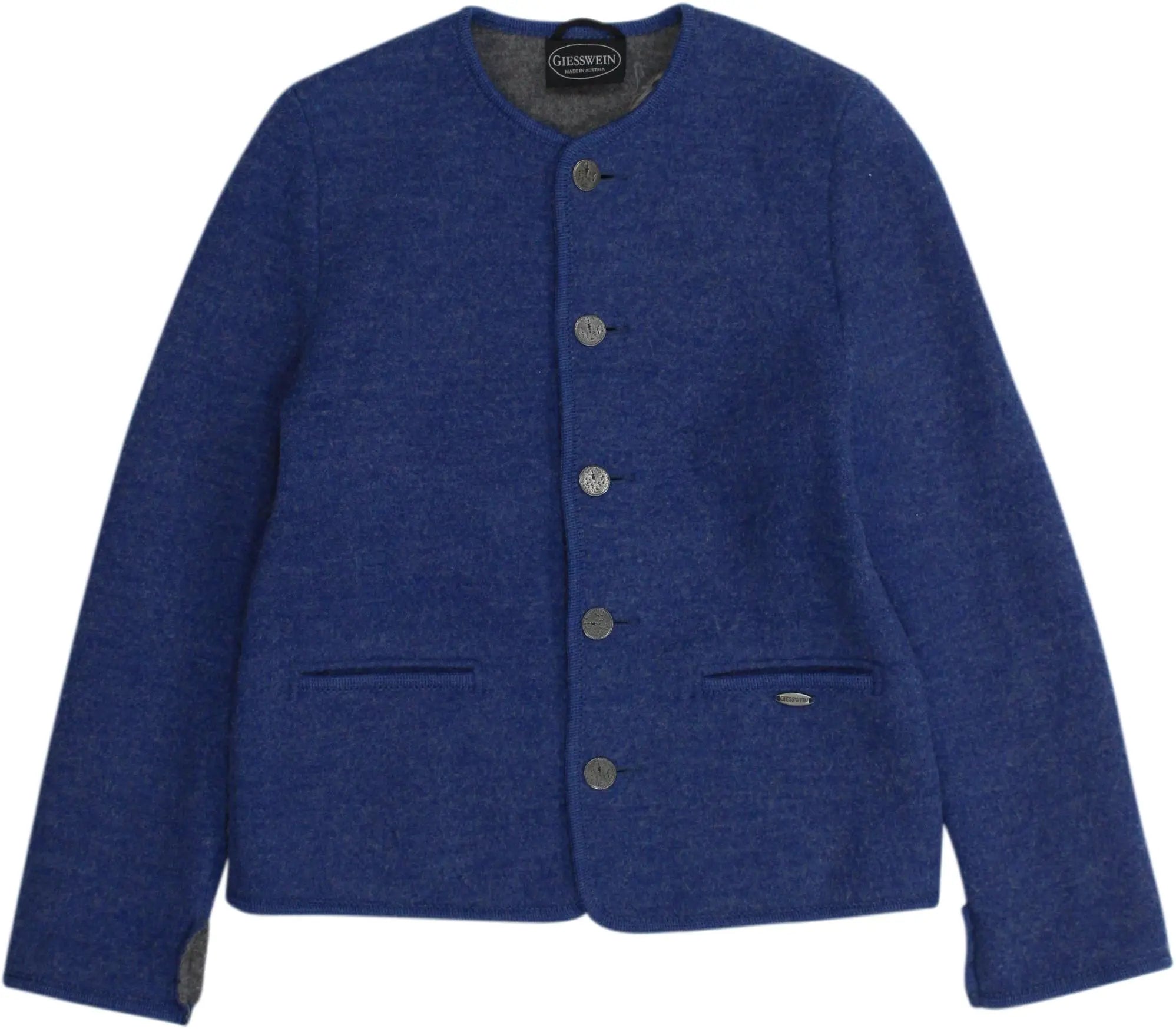Giesswein - Blue Wool Jacket- ThriftTale.com - Vintage and second handclothing