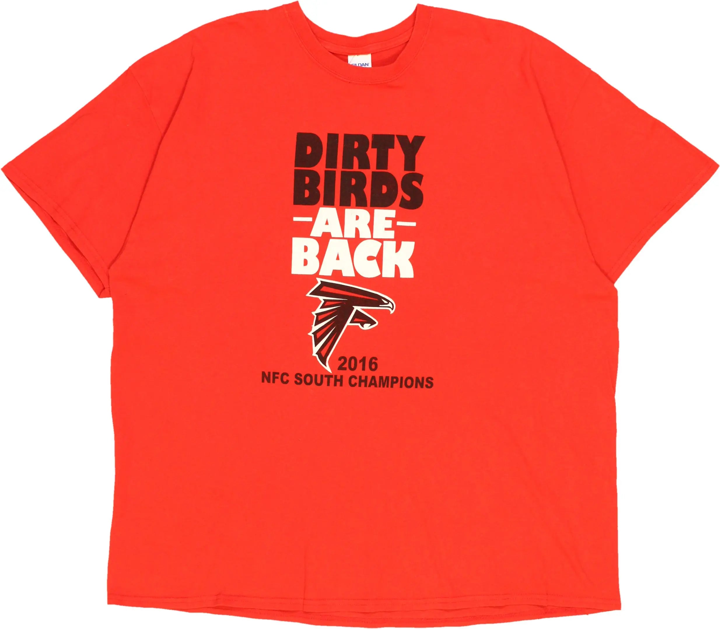 Gildan - Dirty Birds Rugby T-shirt- ThriftTale.com - Vintage and second handclothing