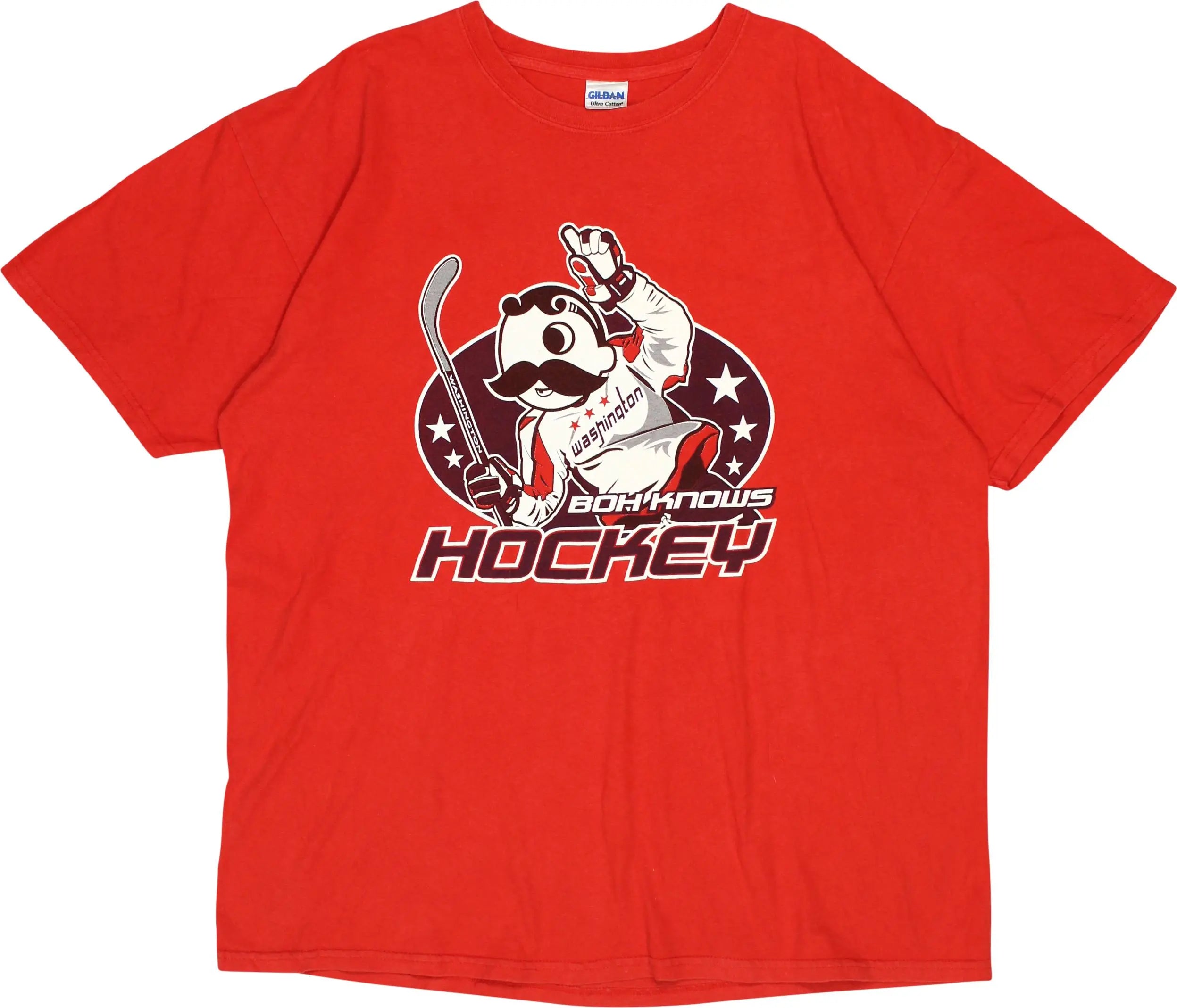 Gildan - Hockey T-Shirt- ThriftTale.com - Vintage and second handclothing