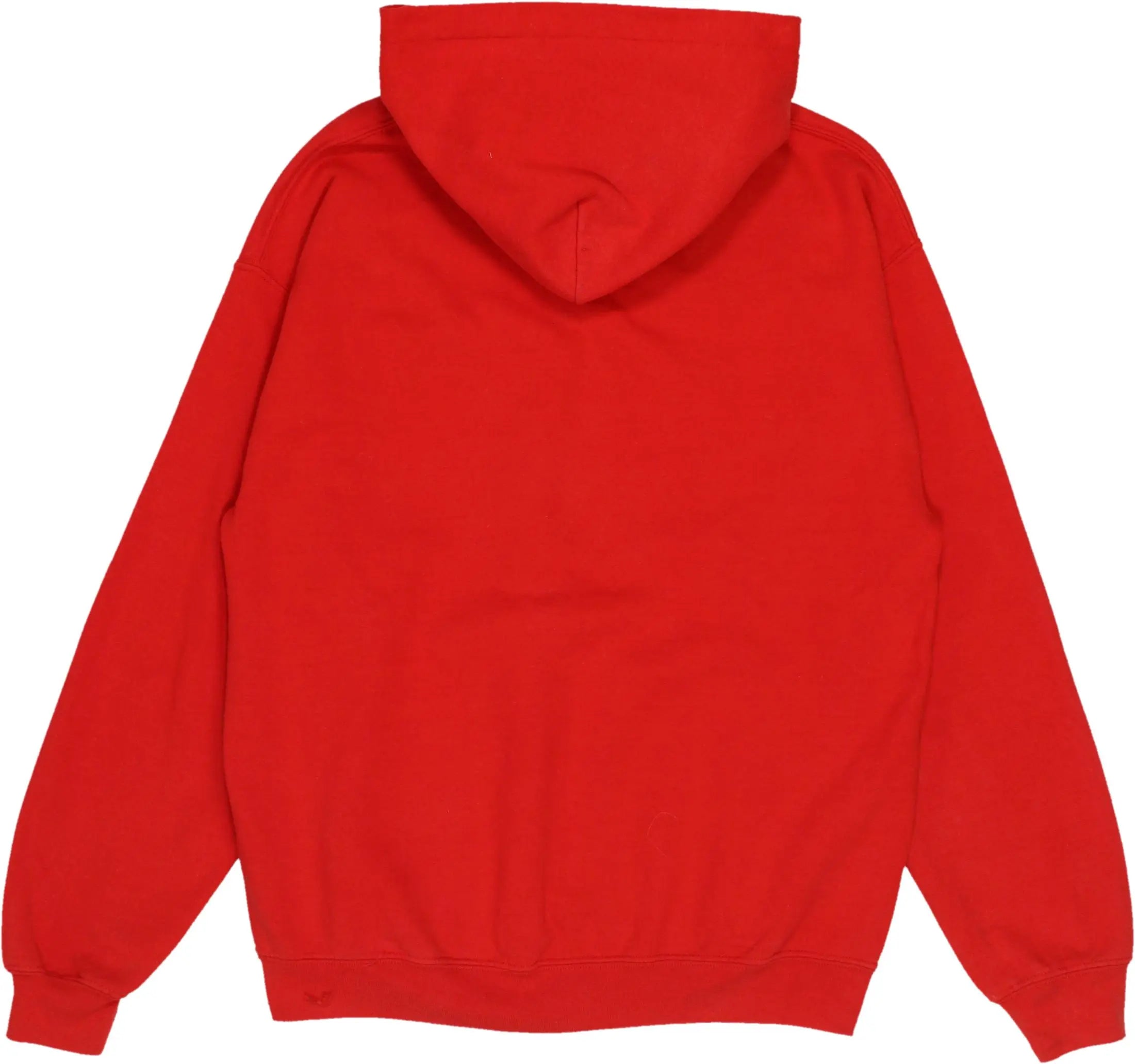 Gildan - Red Hoodie by Gildan- ThriftTale.com - Vintage and second handclothing
