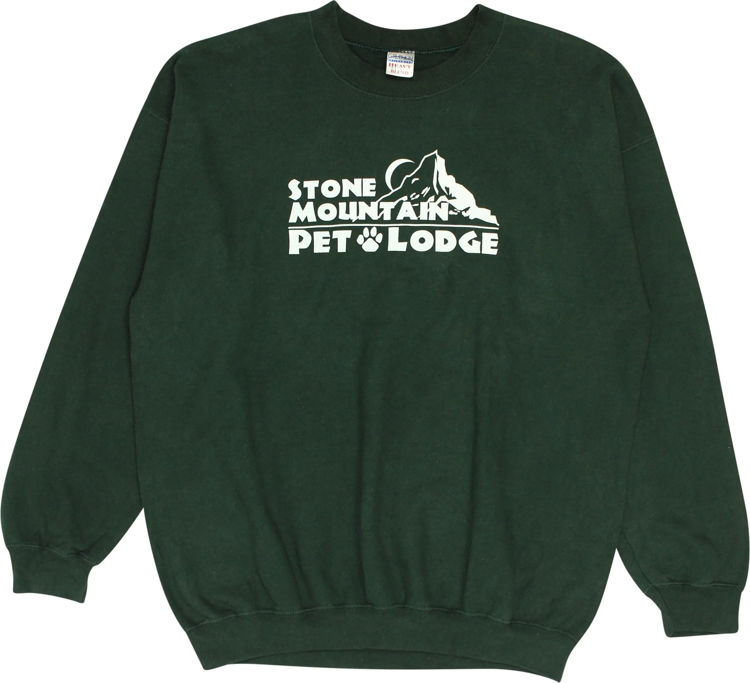 Gildan - Stone Mountain Pet Lodge Sweater- ThriftTale.com - Vintage and second handclothing