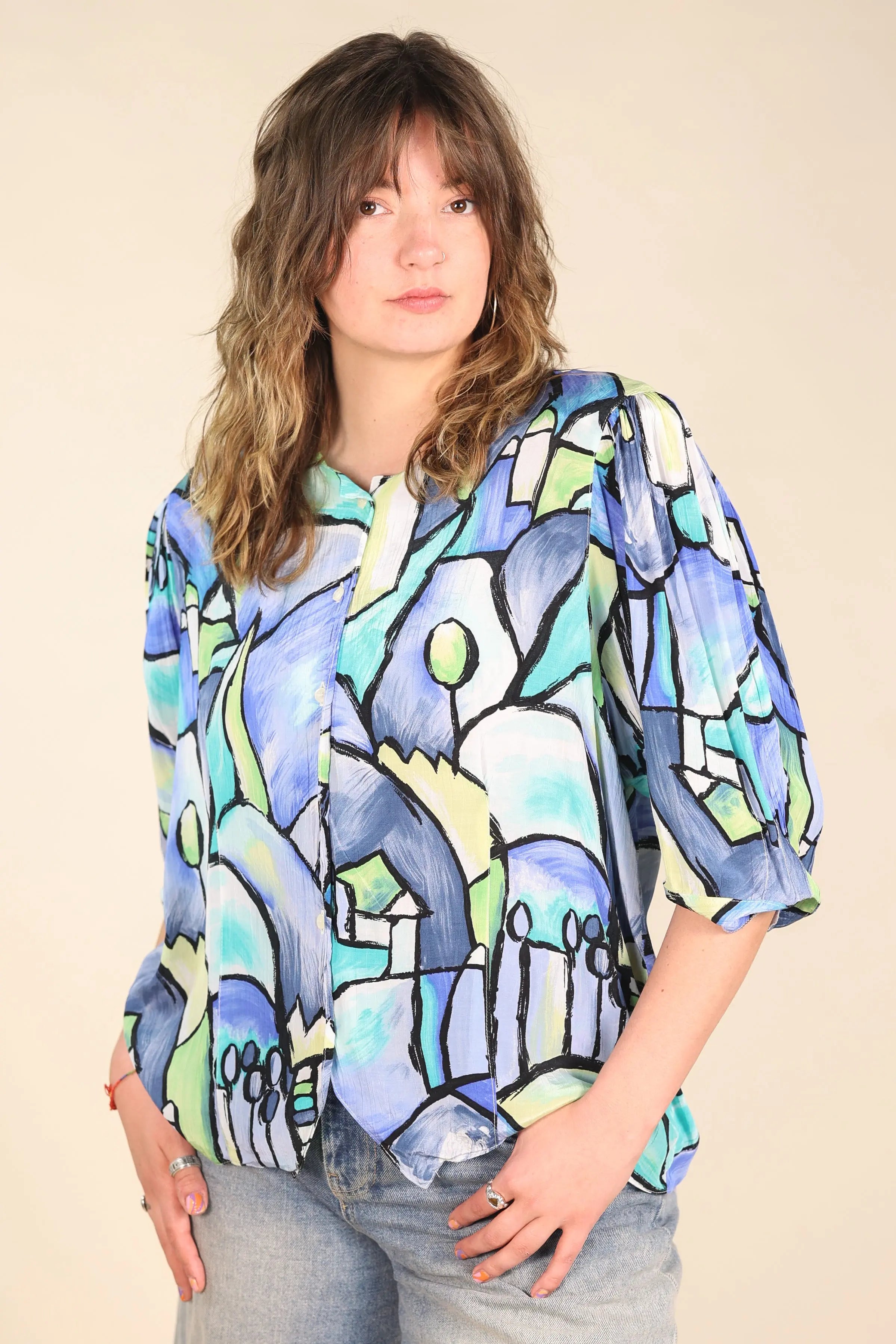 Gina G. - 90s Shirt- ThriftTale.com - Vintage and second handclothing