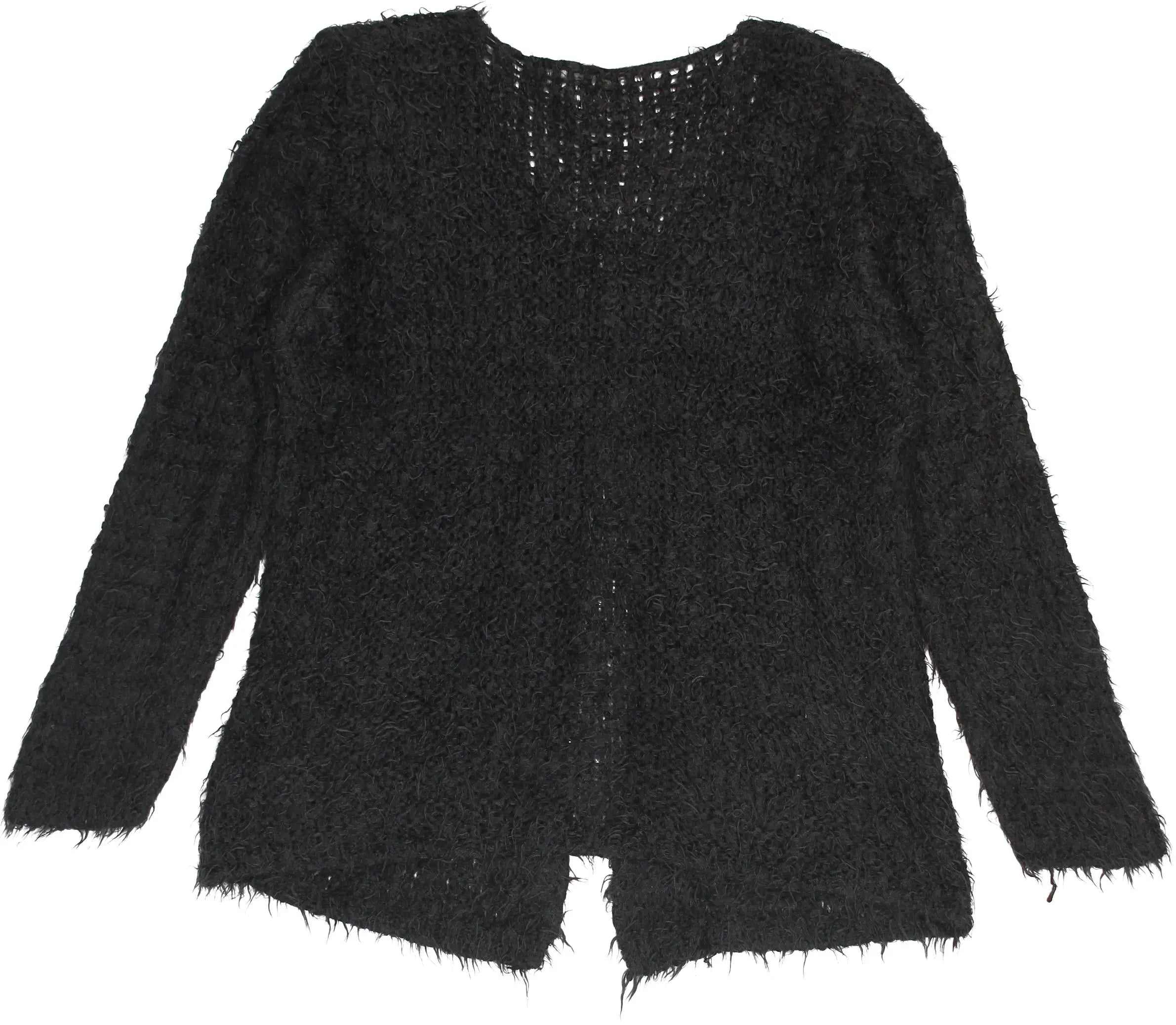 Gina Laura - Fluffy Cardigan- ThriftTale.com - Vintage and second handclothing