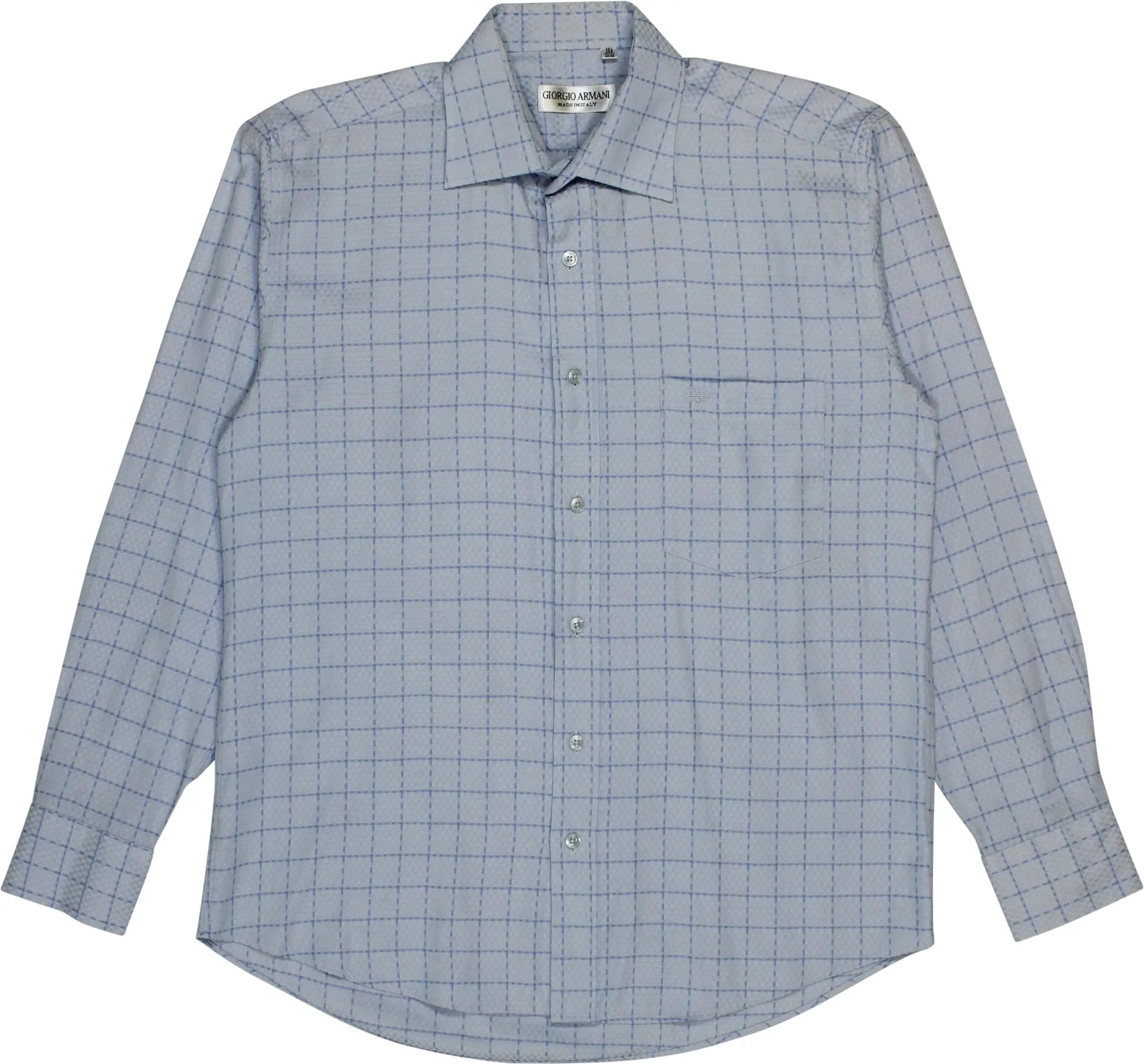 Giorgio Armani - Giorgio Armani Jaquard Shirt- ThriftTale.com - Vintage and second handclothing