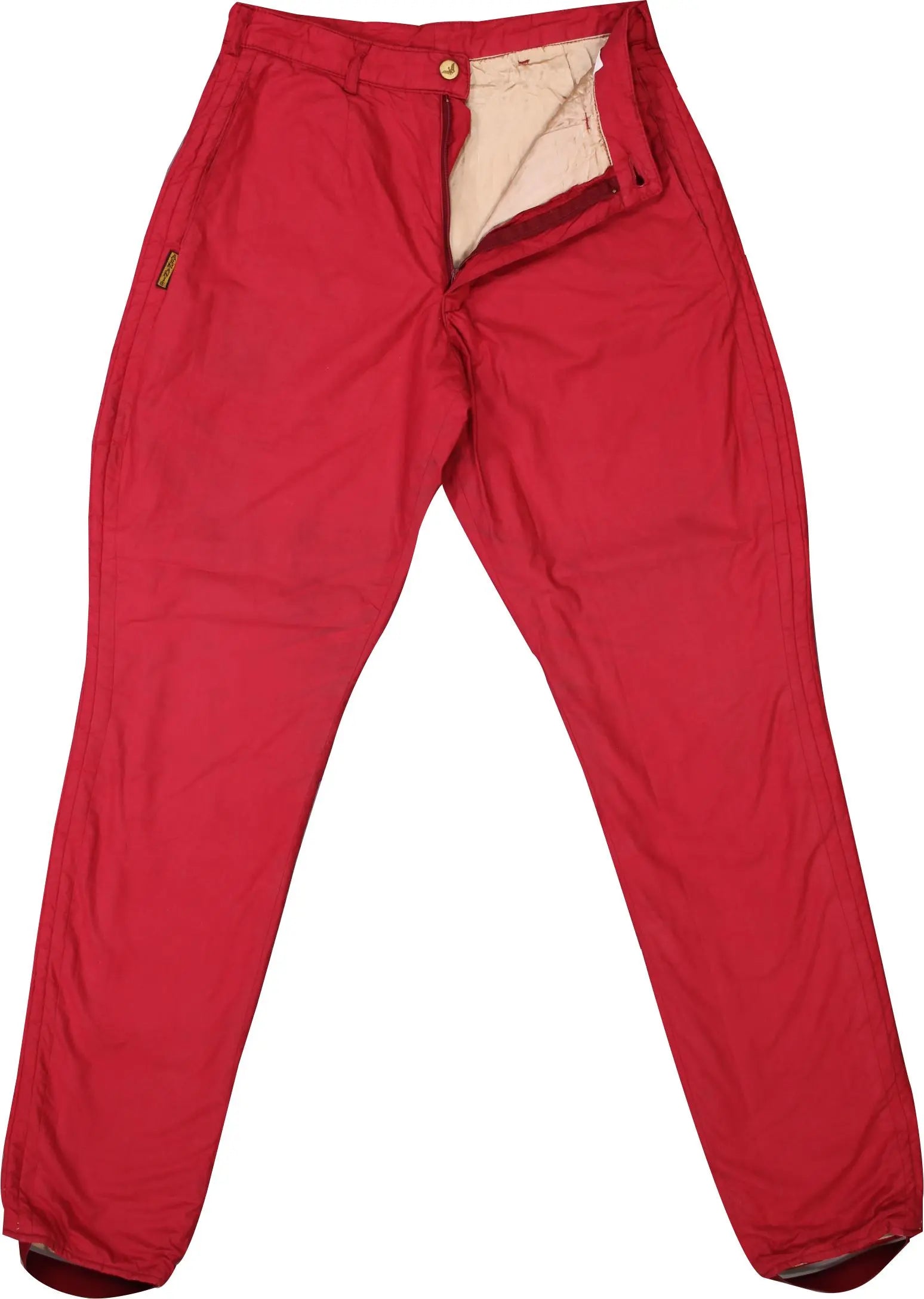 Giorgio Armani - Red Ski Trousers by Giorgio Armani- ThriftTale.com - Vintage and second handclothing