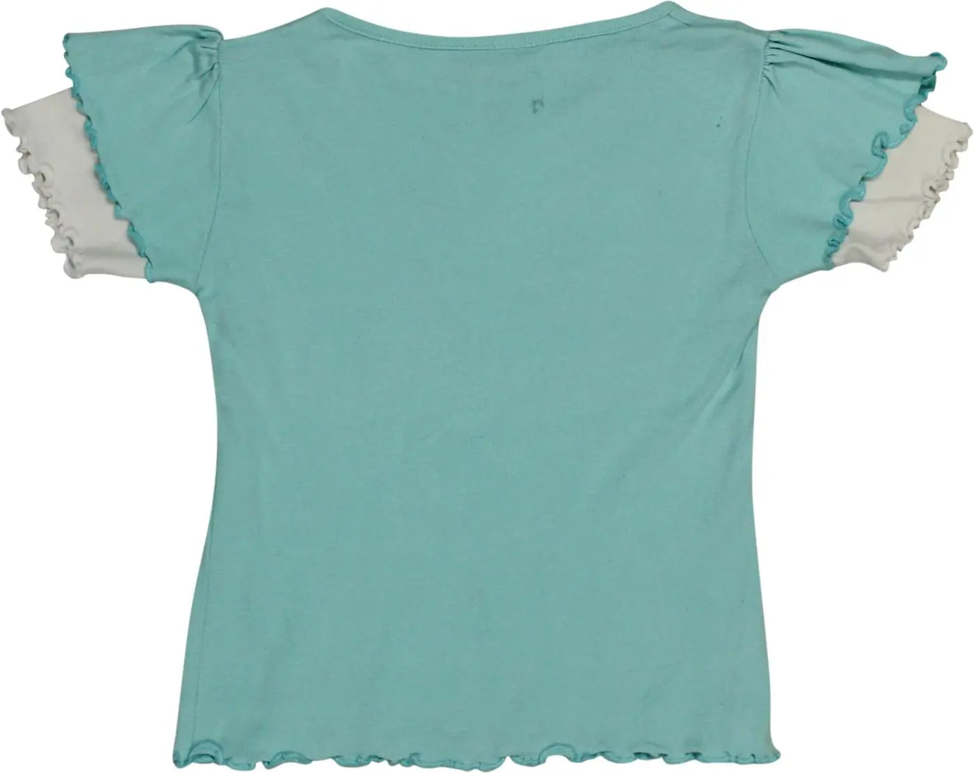 Girls - Blue T-shirt- ThriftTale.com - Vintage and second handclothing