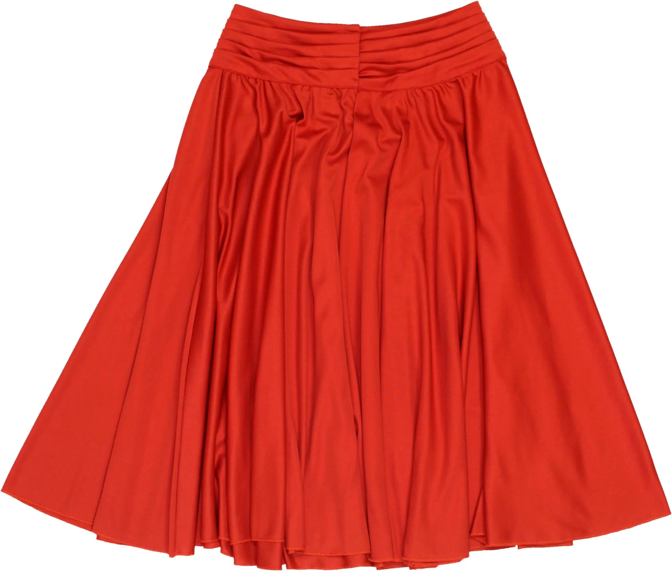 Gisela Modelle - Red Skirt- ThriftTale.com - Vintage and second handclothing