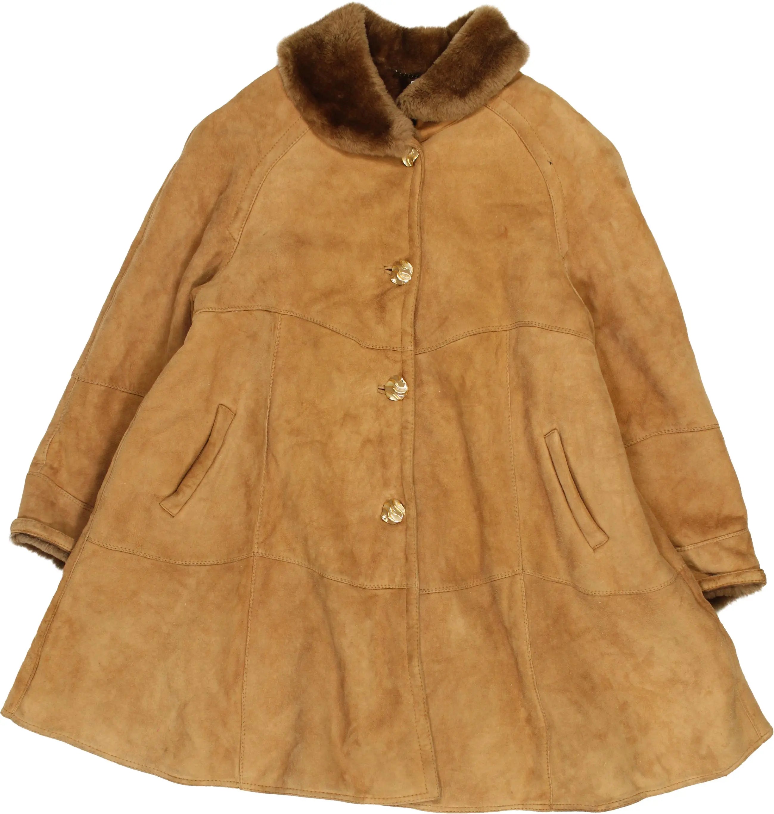 Giuliano - Shearling Coat- ThriftTale.com - Vintage and second handclothing