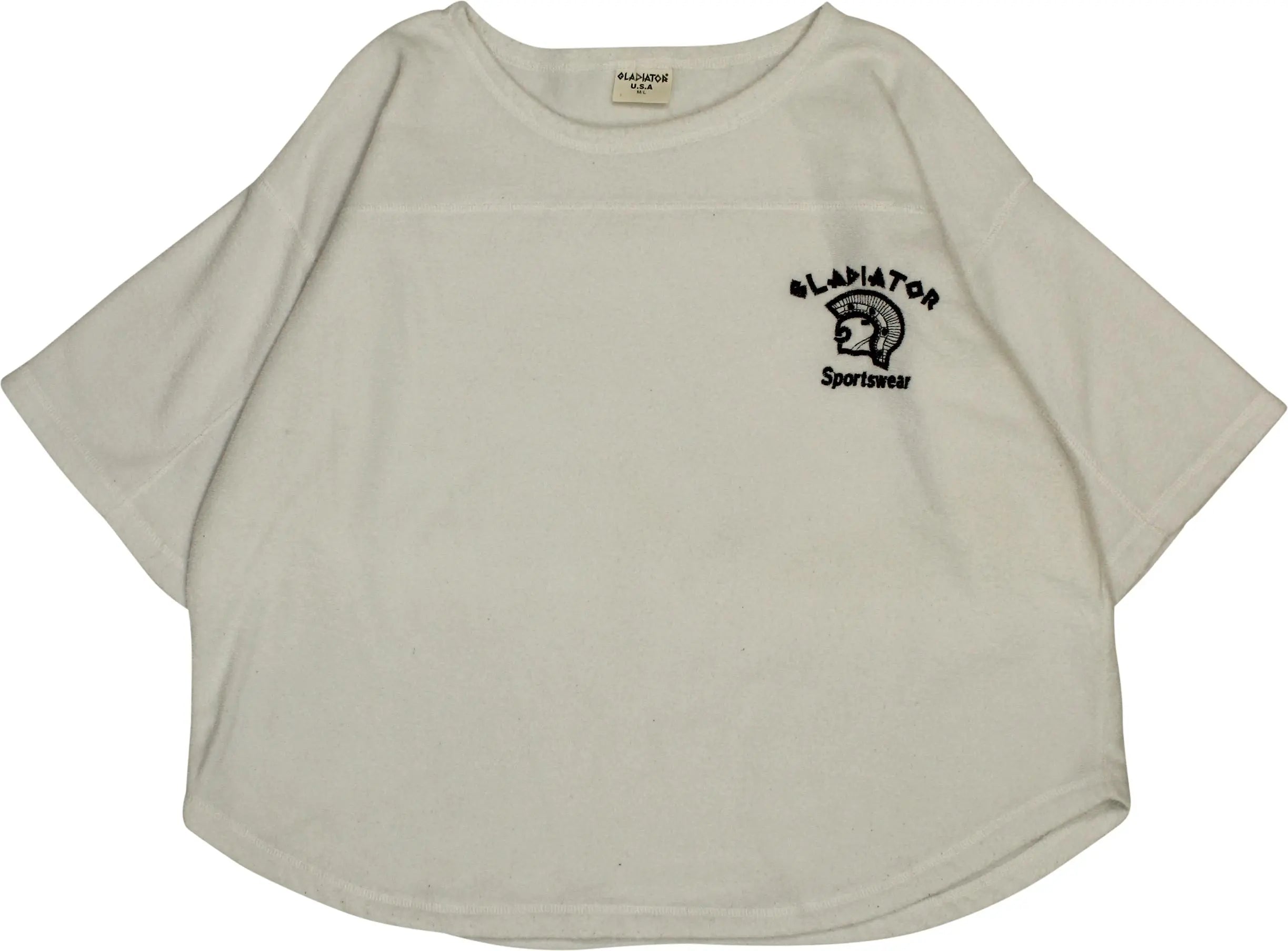 Gladiator - Fleece Short Sleeve Shirt- ThriftTale.com - Vintage and second handclothing