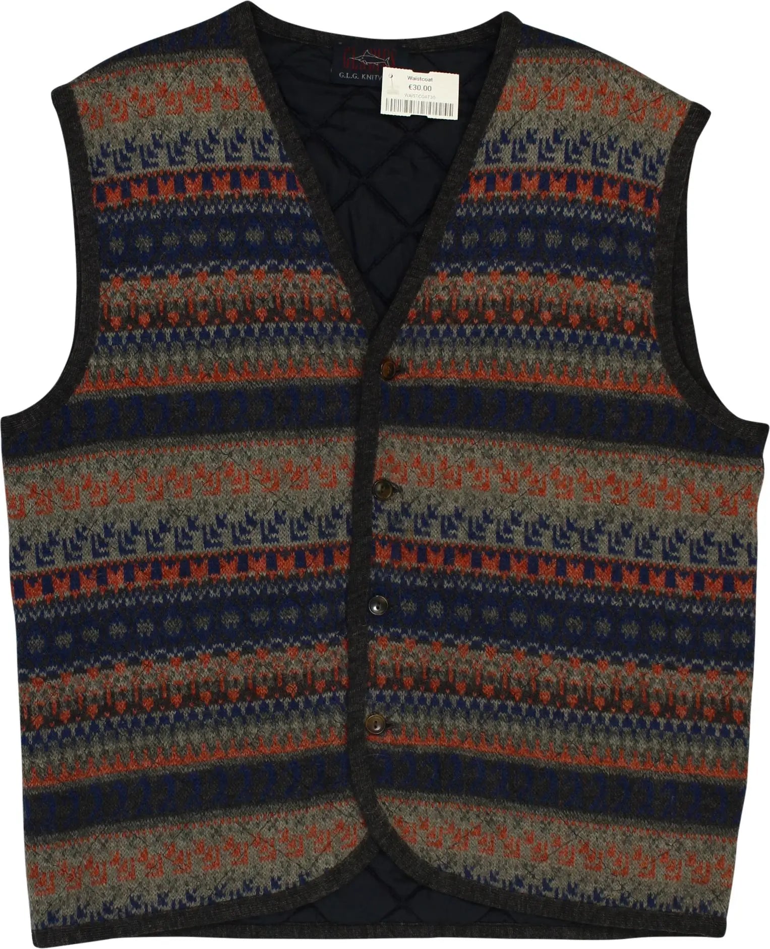 Gladius - 90s Waistcoat- ThriftTale.com - Vintage and second handclothing