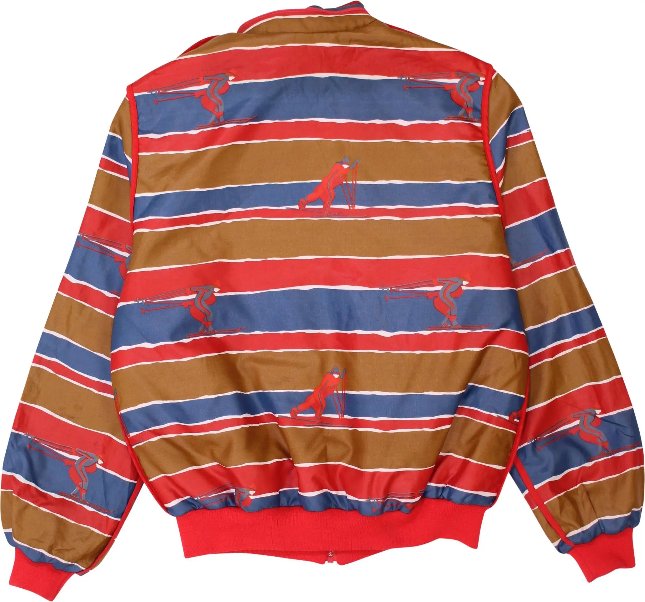 Golden Cup - Reversible Ski Print Jacket- ThriftTale.com - Vintage and second handclothing
