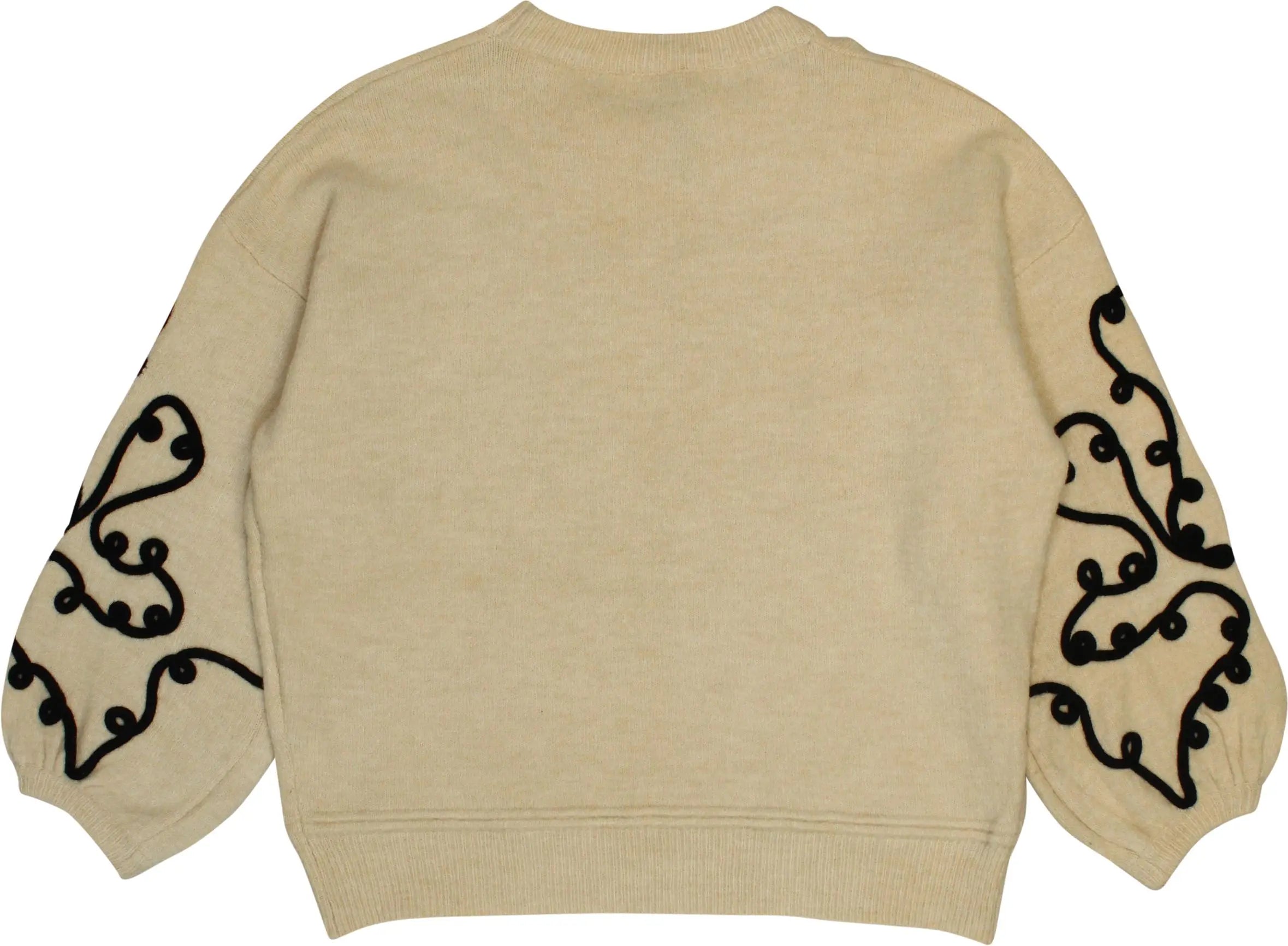 Golden Days Paris - Embroidered Jumper- ThriftTale.com - Vintage and second handclothing