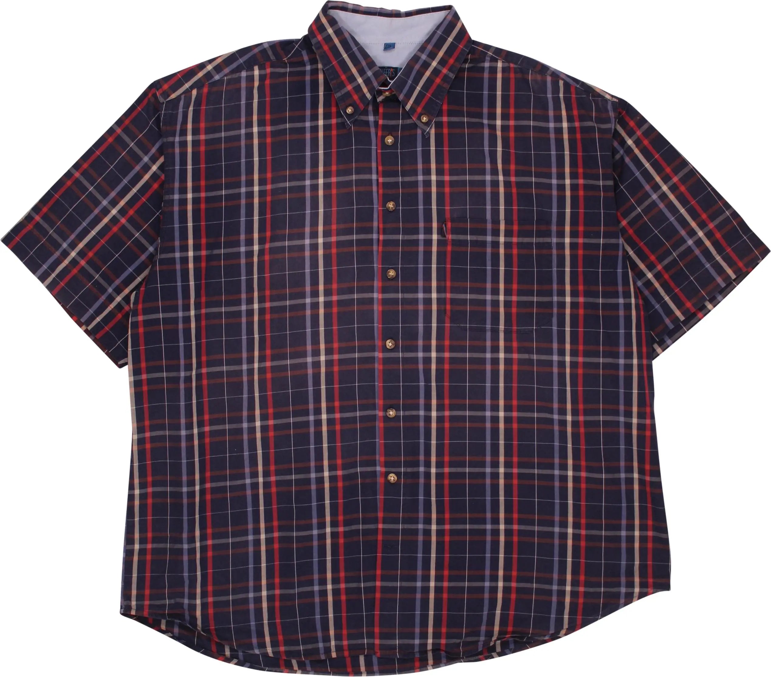 Golfers Club - Checked Short Sleeve Shirt- ThriftTale.com - Vintage and second handclothing