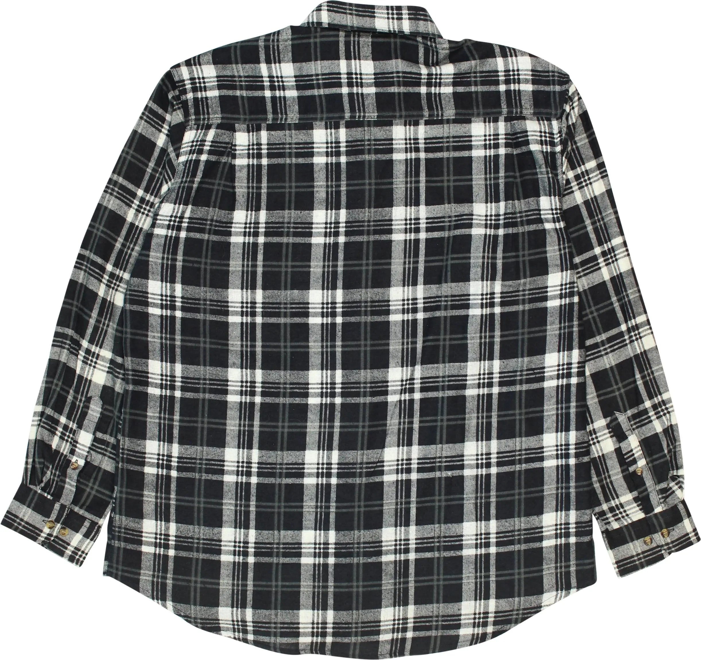 Good Reaction - Checkered Flannel Shirt- ThriftTale.com - Vintage and second handclothing
