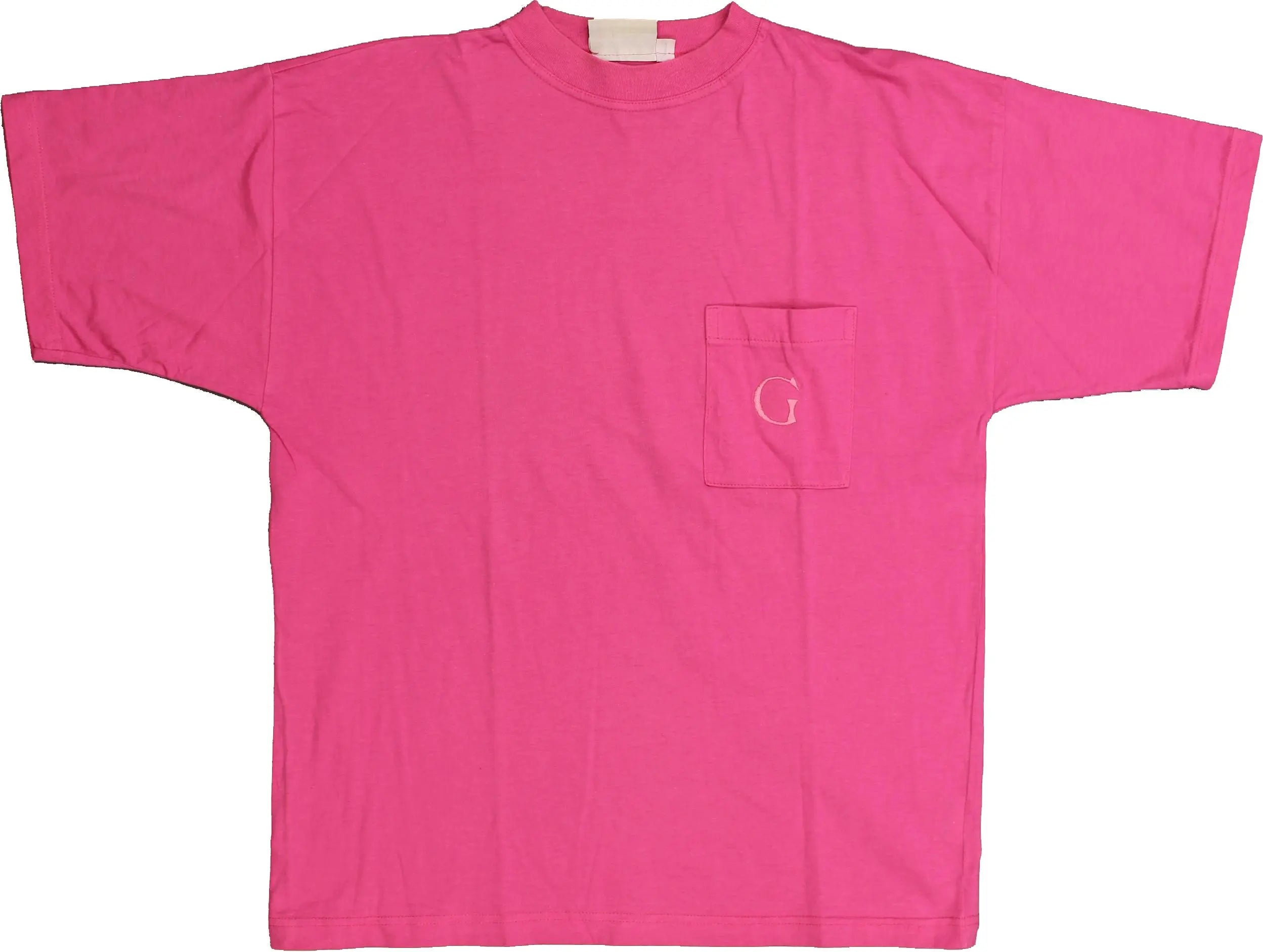 Graciela - Pink Cotton T-Shirt- ThriftTale.com - Vintage and second handclothing