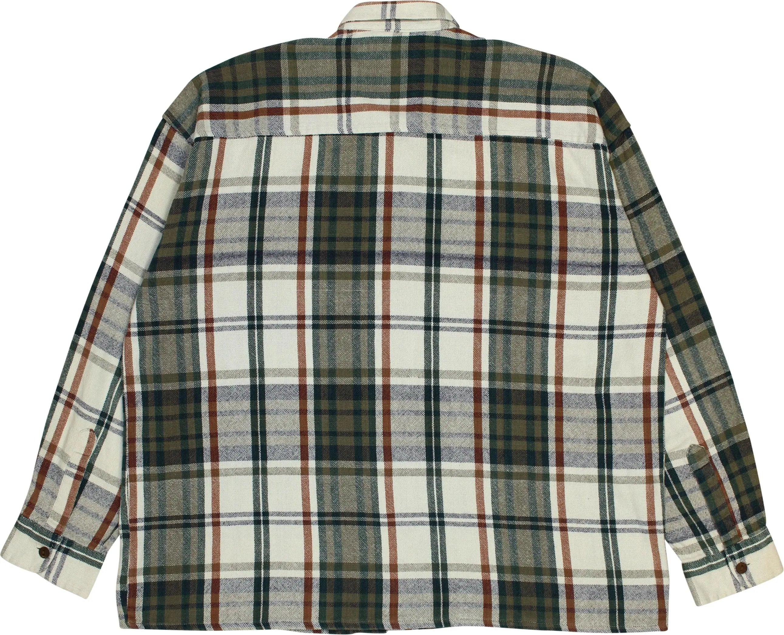 Green Club - Vintage Checked Shirt- ThriftTale.com - Vintage and second handclothing