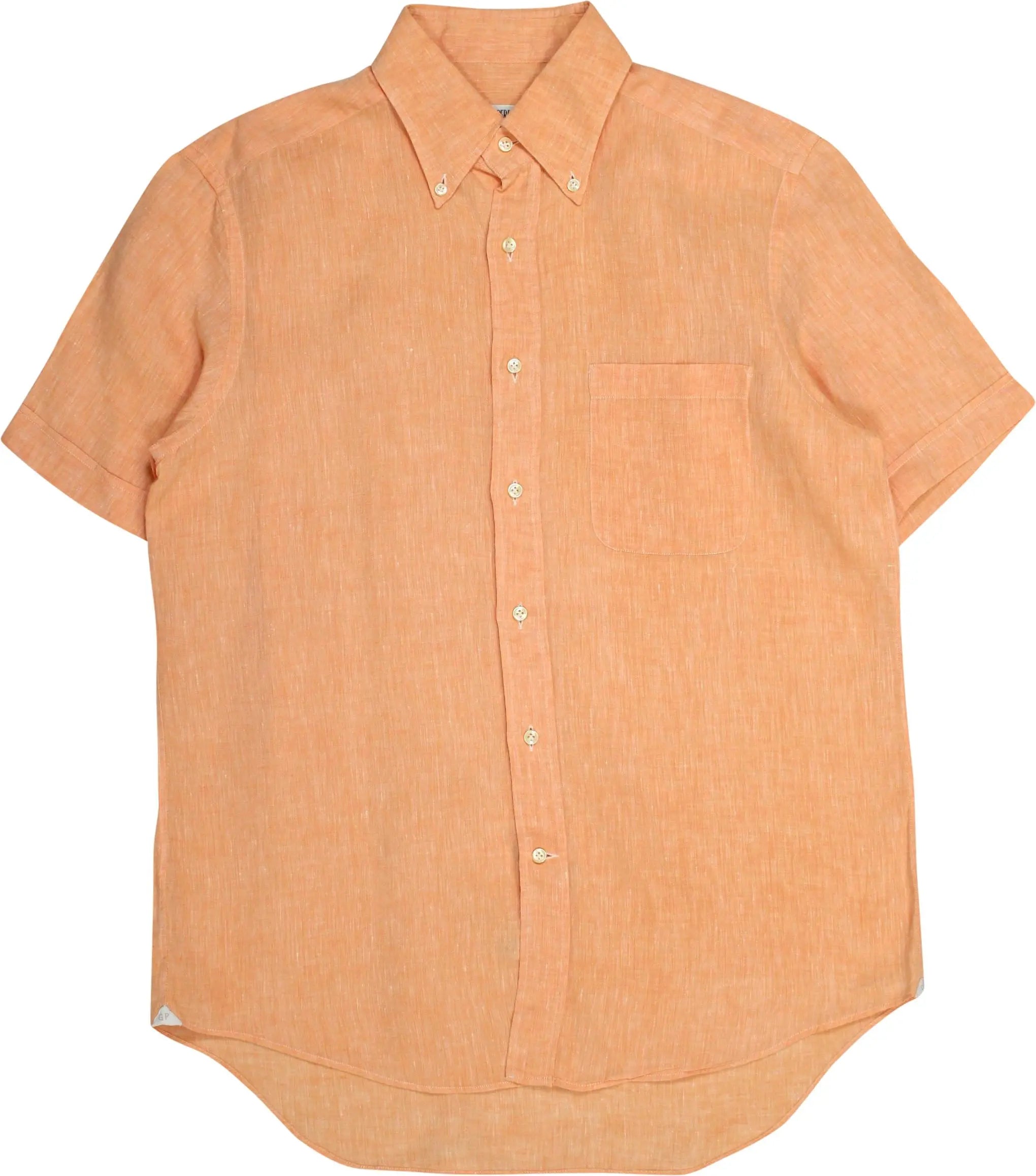 Grigioperla - Linen Short Sleeve Shirt by Grigioperla- ThriftTale.com - Vintage and second handclothing