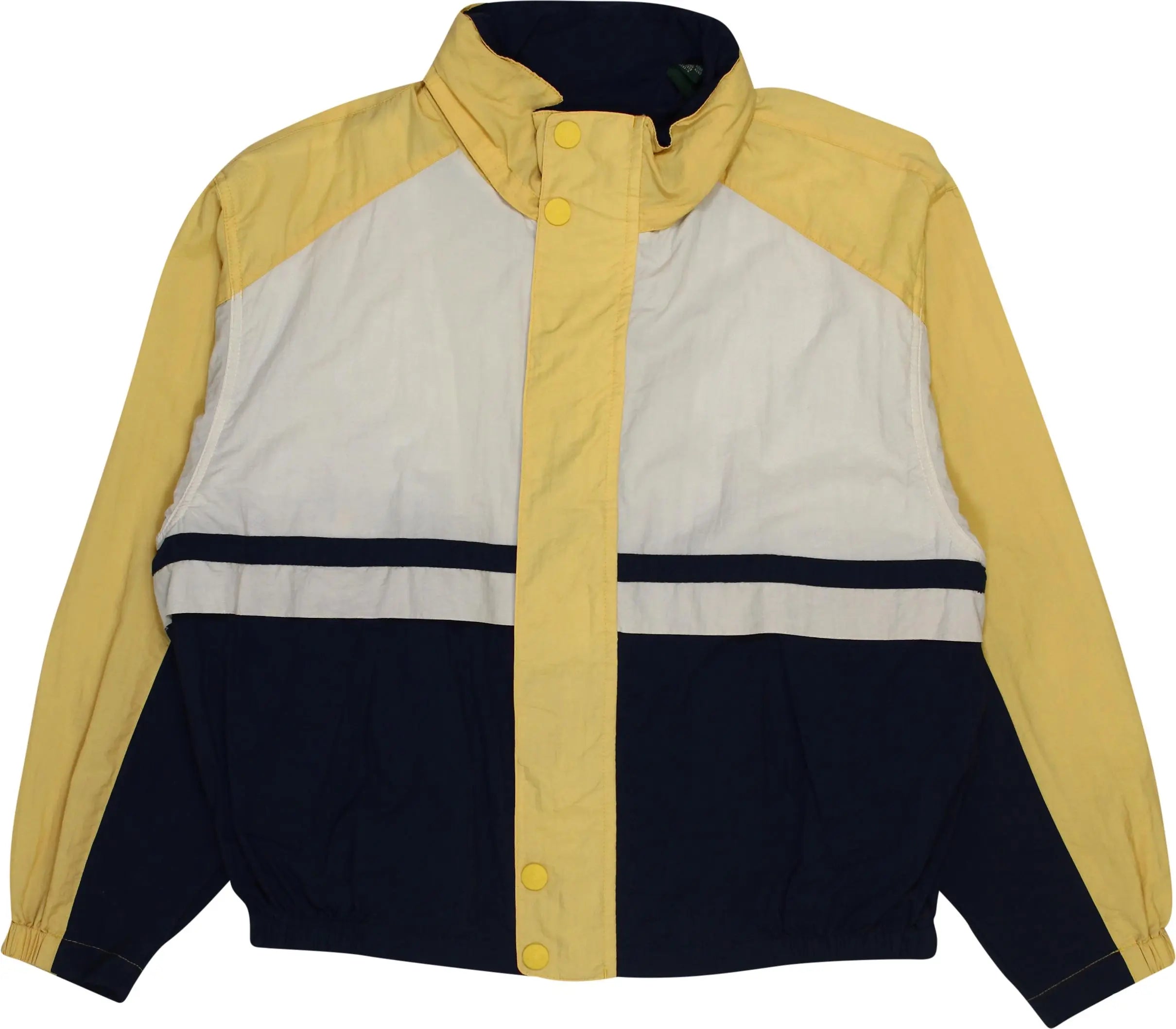 HC - HC Windbreaker with Hood Inside Collar- ThriftTale.com - Vintage and second handclothing