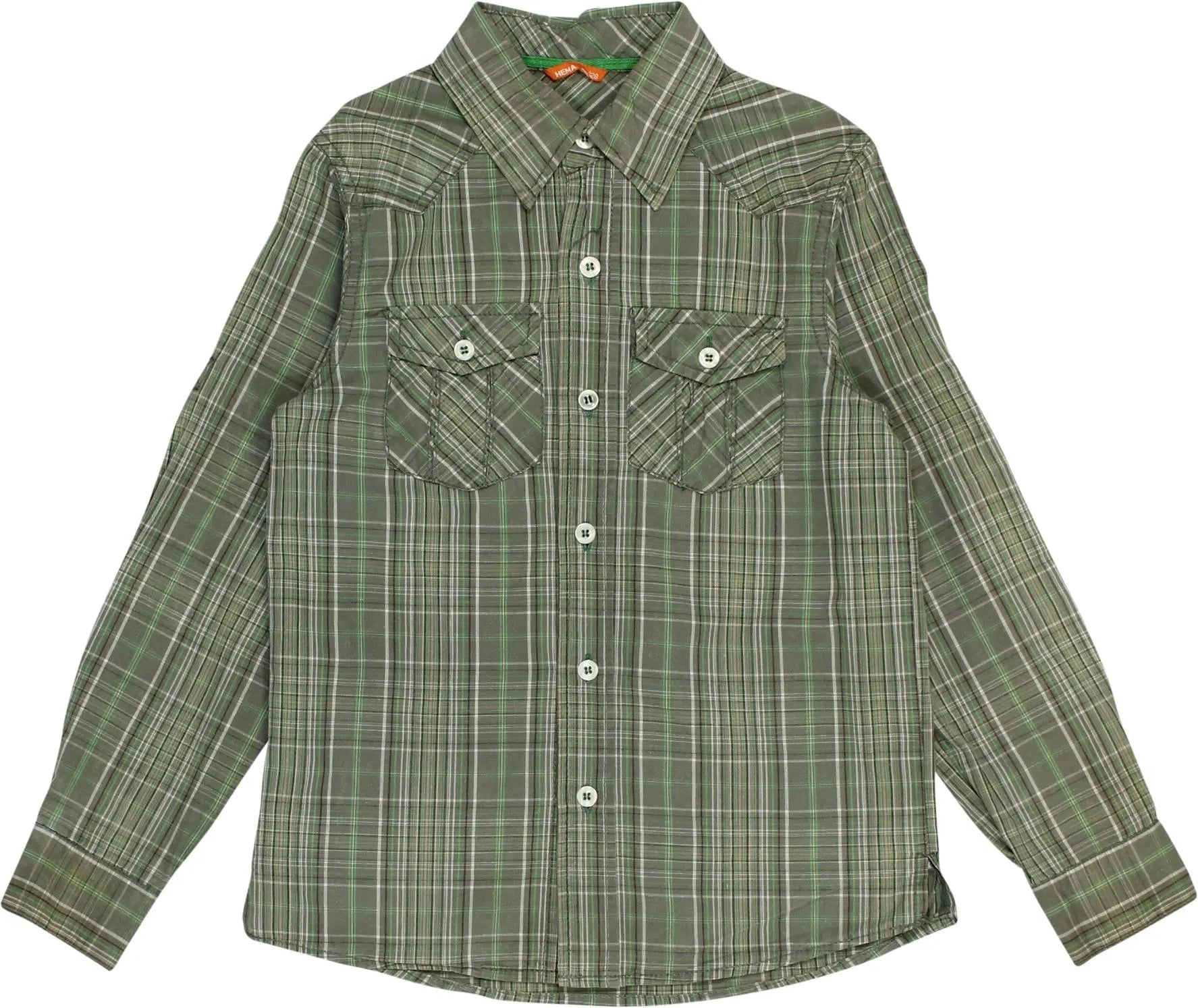HEMA - Checked Shirt- ThriftTale.com - Vintage and second handclothing