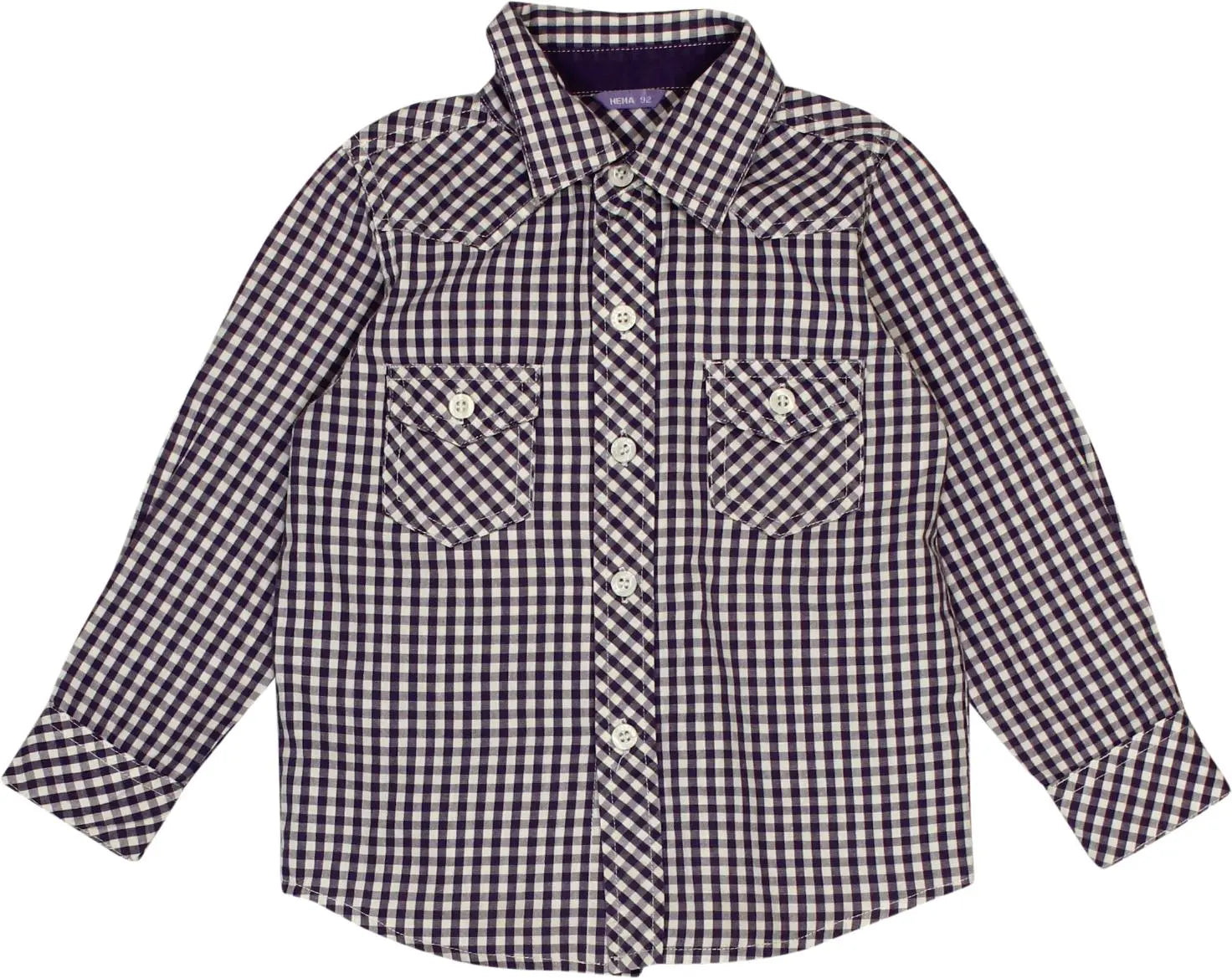 HEMA - Checkered Shirt- ThriftTale.com - Vintage and second handclothing