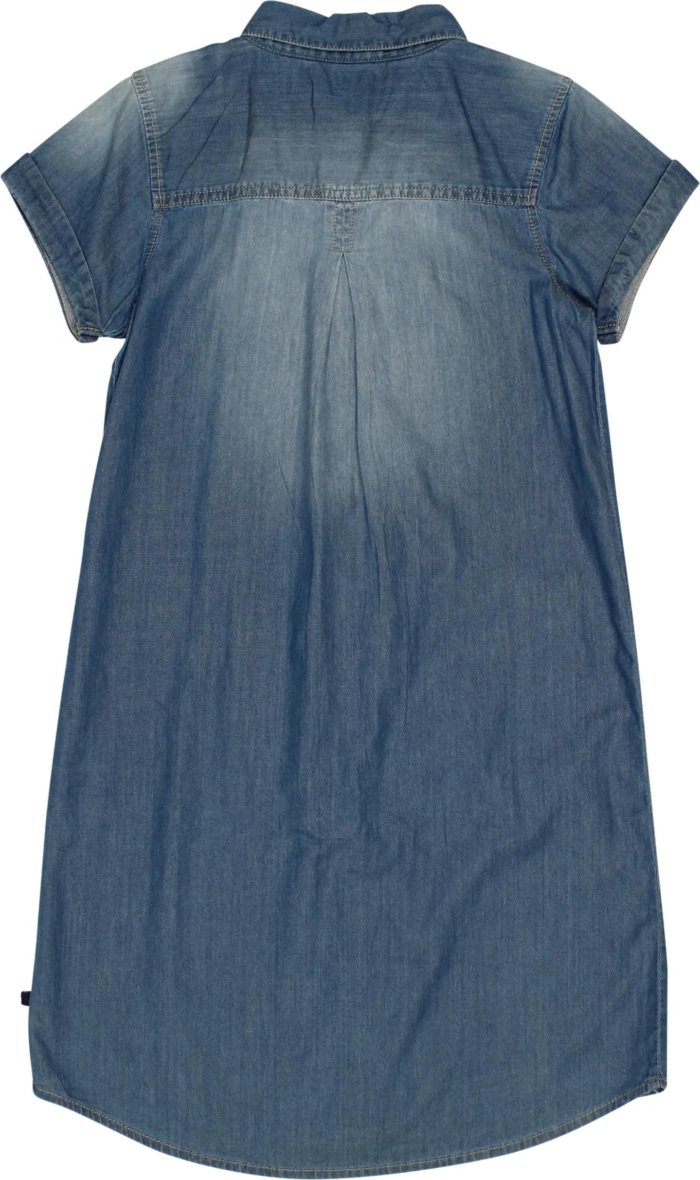 HEMA - Denim Short Sleeve Dress- ThriftTale.com - Vintage and second handclothing