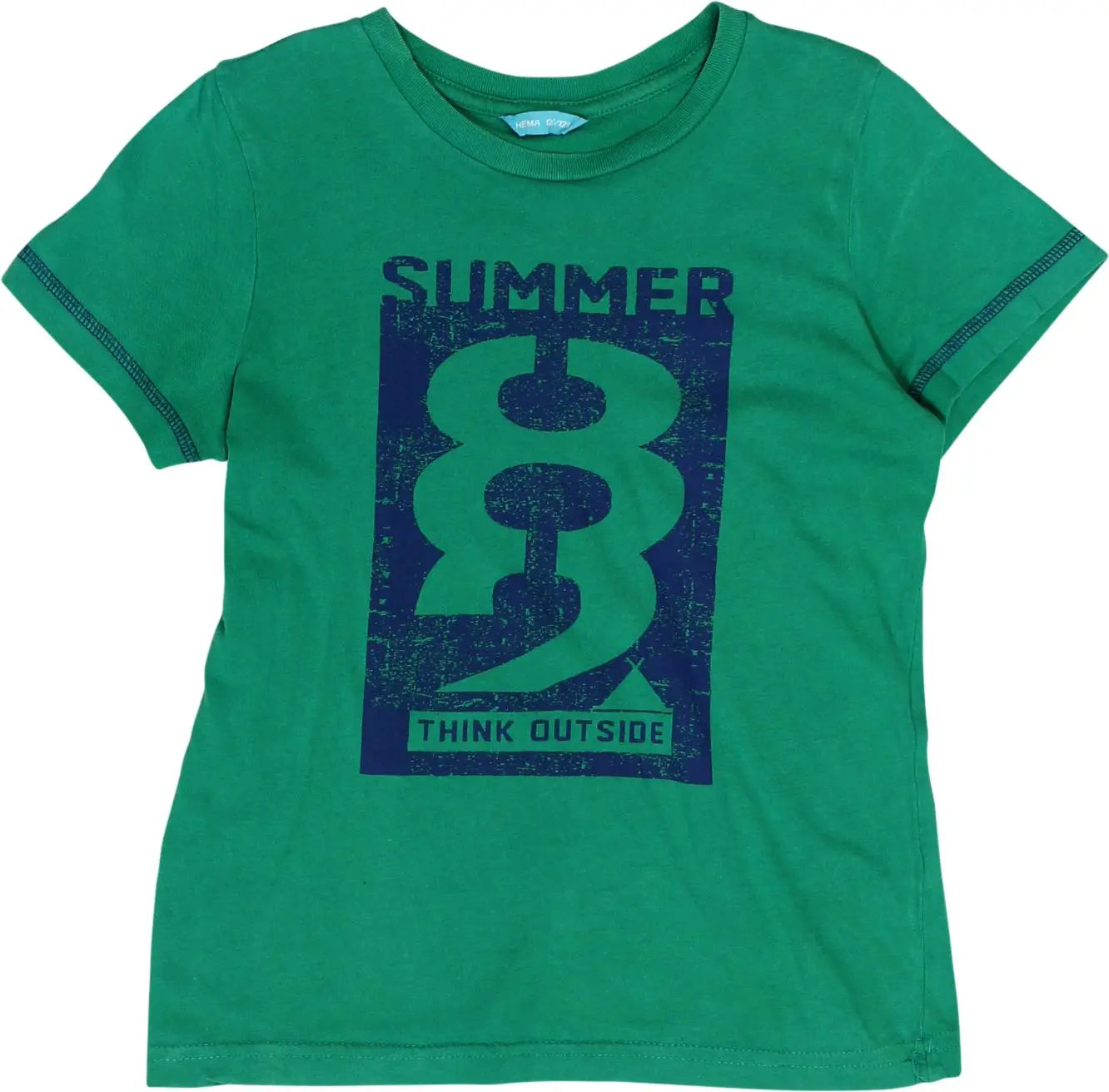 HEMA - Green T-shirt- ThriftTale.com - Vintage and second handclothing