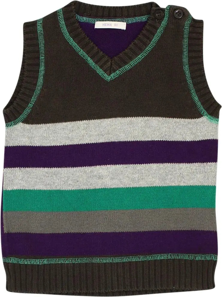 HEMA - Knitted Vest- ThriftTale.com - Vintage and second handclothing