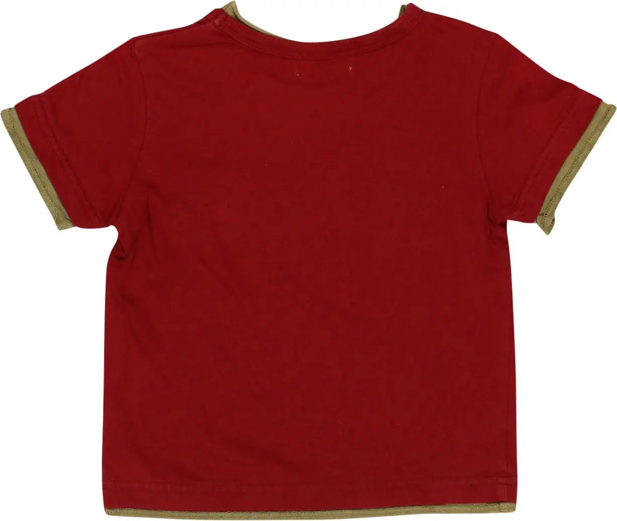 HEMA - Red T-shirt- ThriftTale.com - Vintage and second handclothing