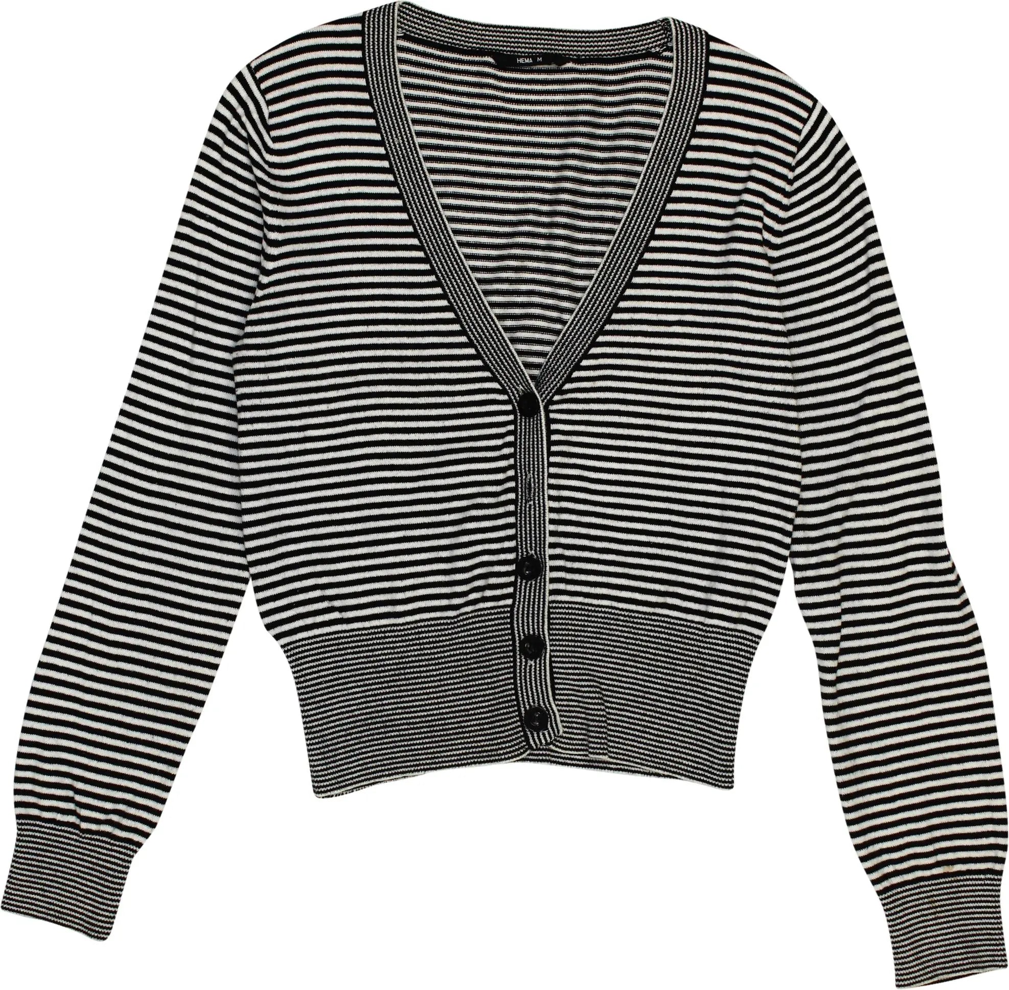 HEMA - Striped Cardigan- ThriftTale.com - Vintage and second handclothing