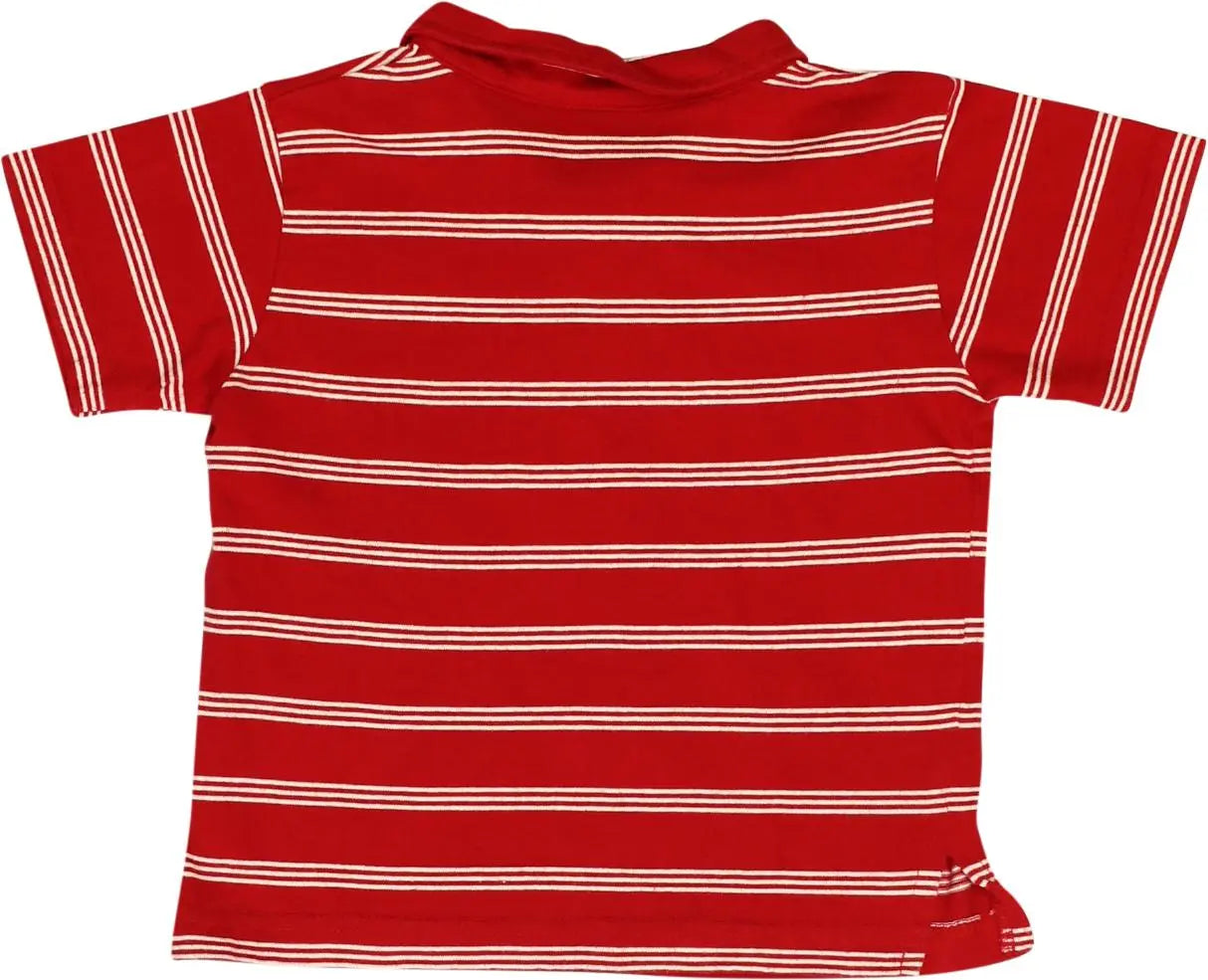 HEMA - Striped Polo Shirt- ThriftTale.com - Vintage and second handclothing
