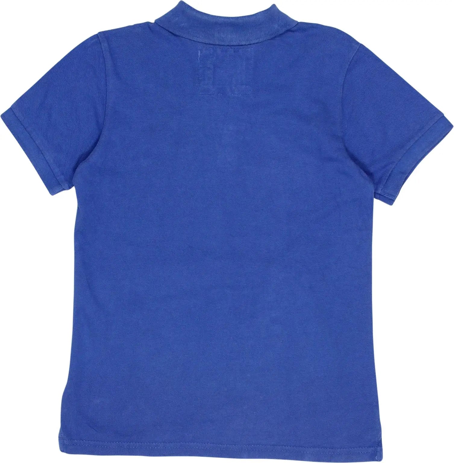 H&M - Blue Short Sleeve Polo- ThriftTale.com - Vintage and second handclothing