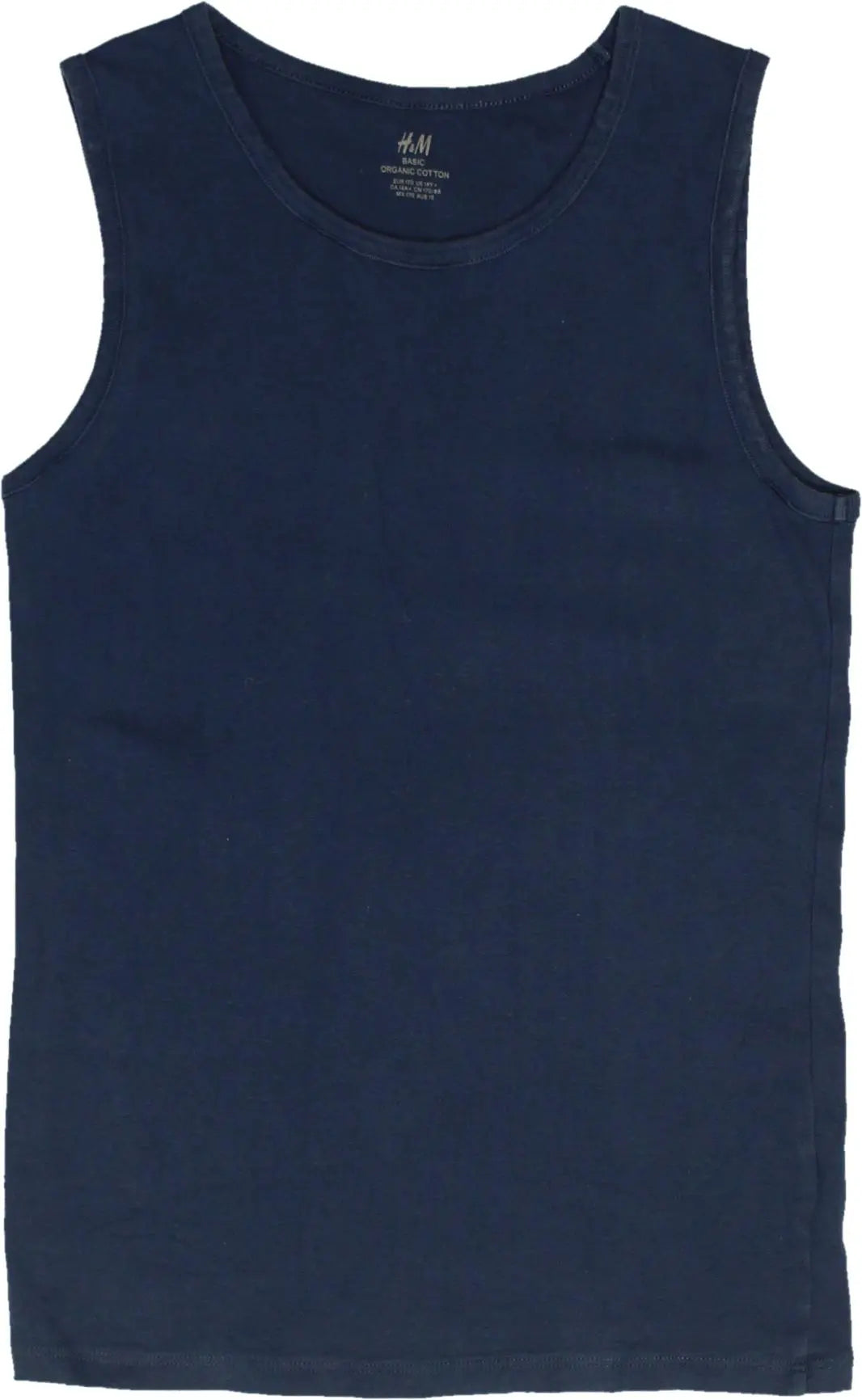 H&M - Blue Singlet- ThriftTale.com - Vintage and second handclothing