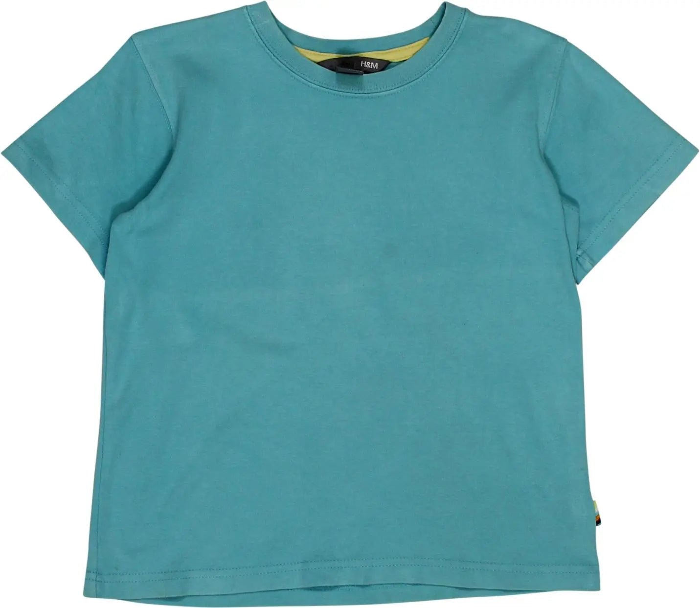 H&M - Blue T-shirt- ThriftTale.com - Vintage and second handclothing