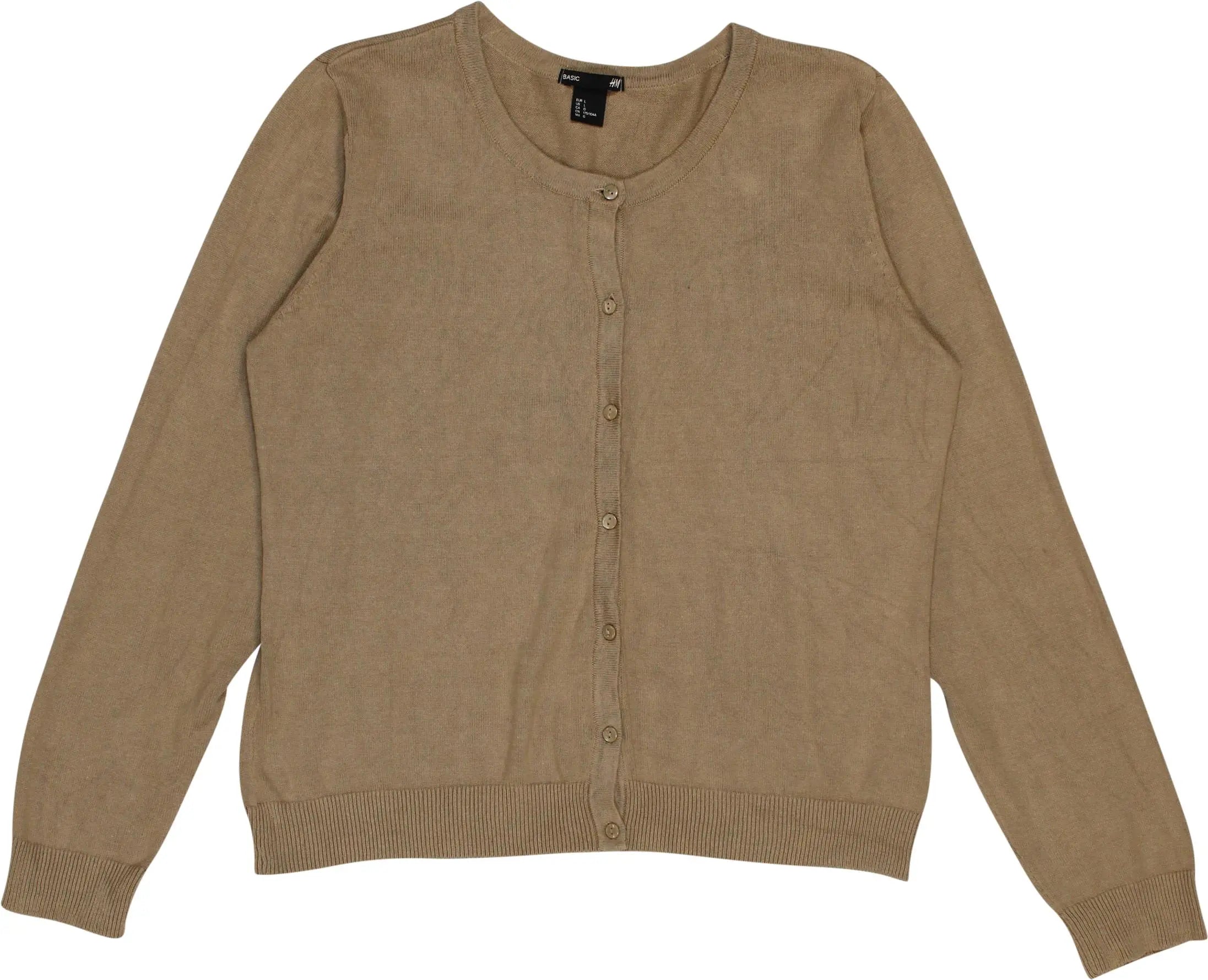 H&M - Brown Cardigan- ThriftTale.com - Vintage and second handclothing