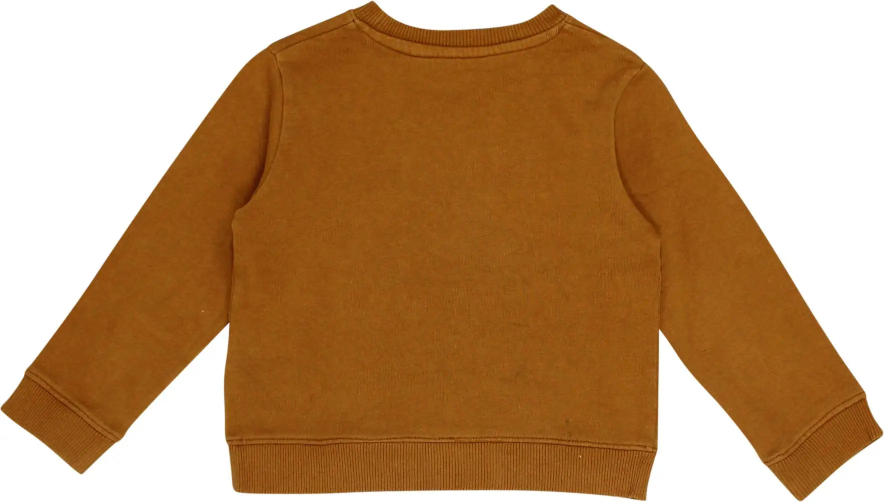 H&M - Brown Sweatshirt- ThriftTale.com - Vintage and second handclothing