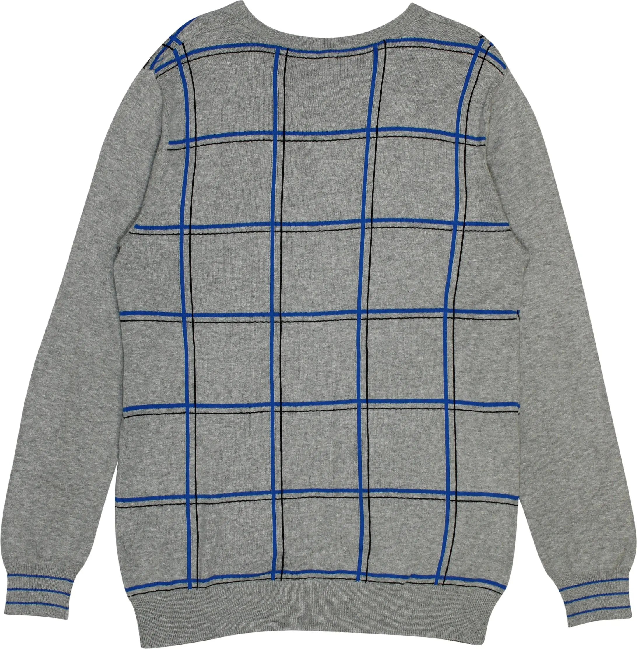H&M - Checked Jumper- ThriftTale.com - Vintage and second handclothing