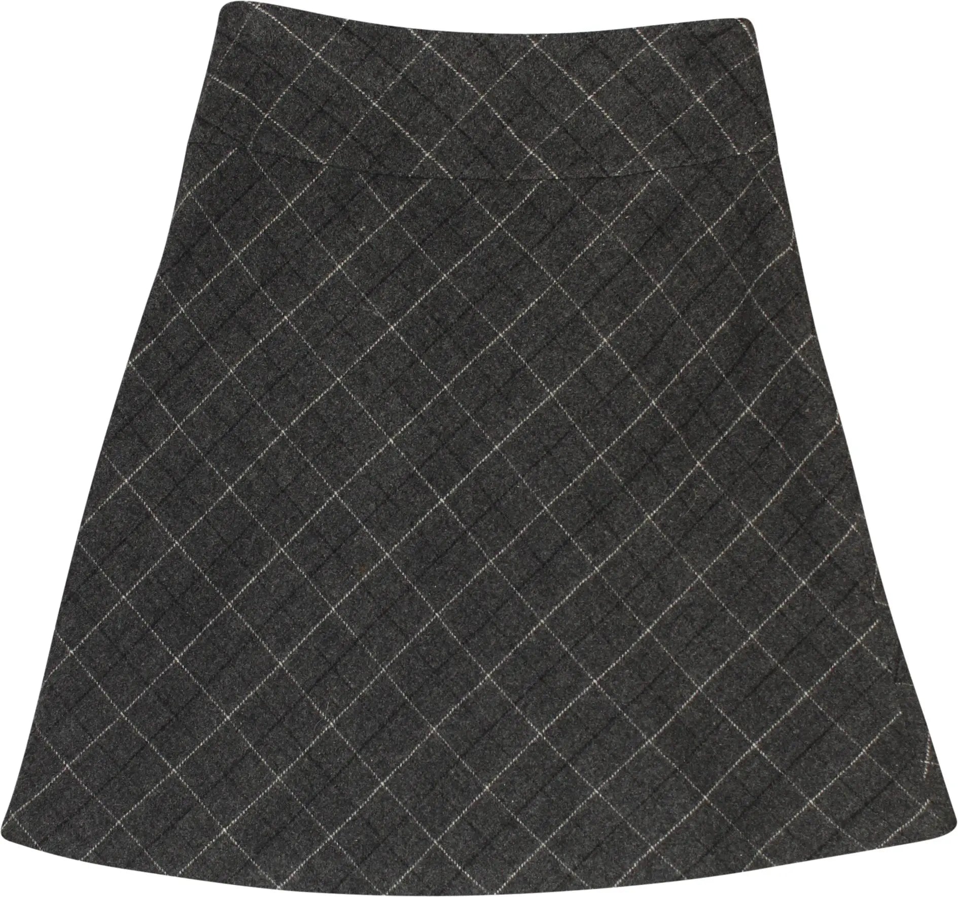 H&M - Checkered A-line skirt- ThriftTale.com - Vintage and second handclothing