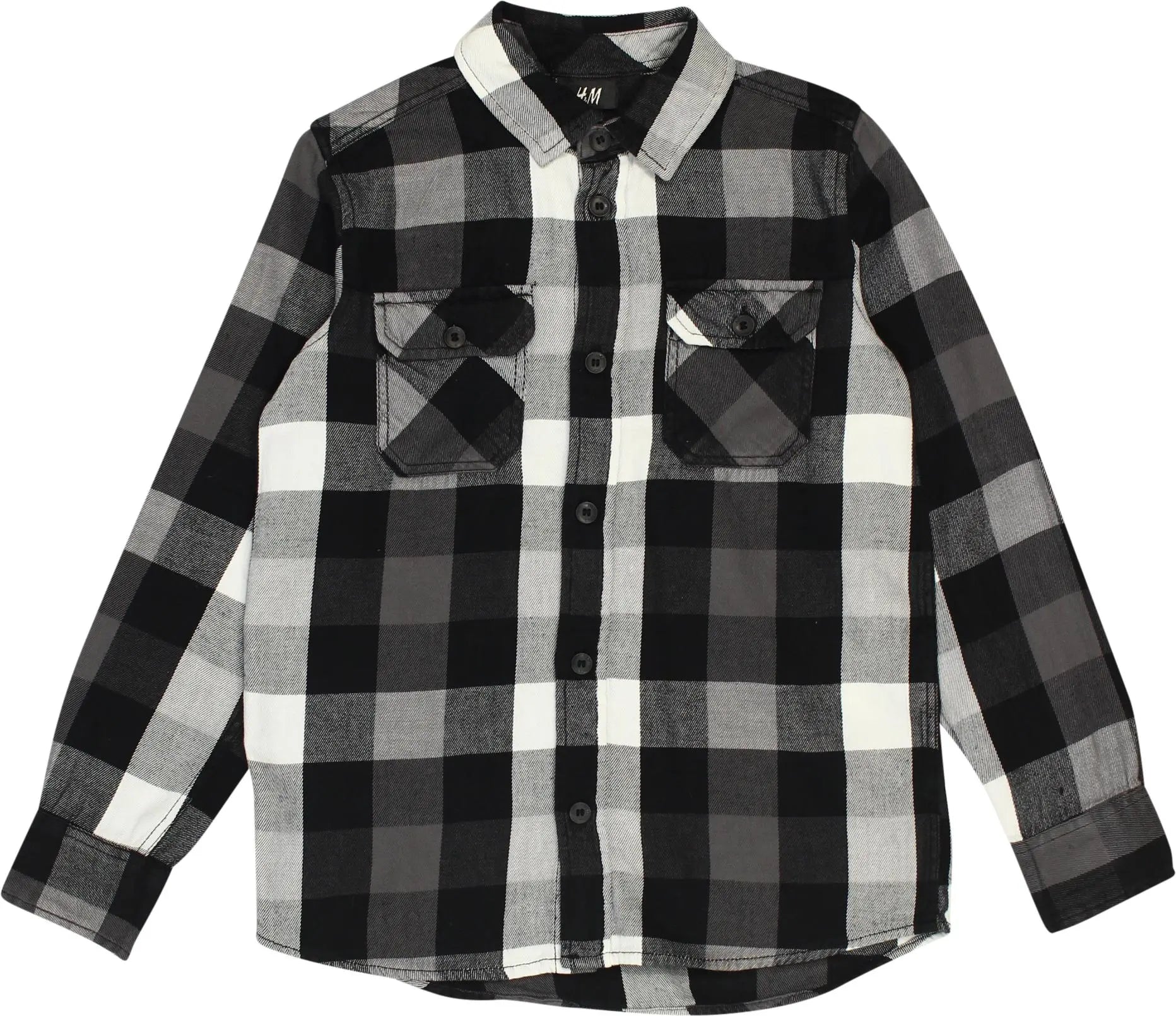 H&M - Checkered Shirt- ThriftTale.com - Vintage and second handclothing