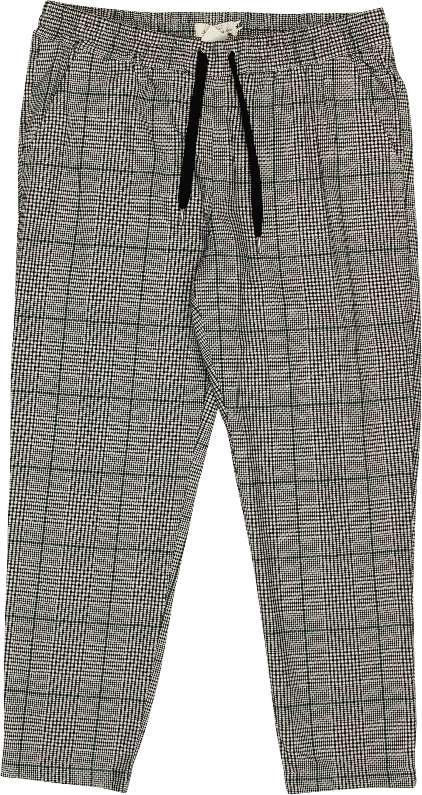 H&M - Checkered Trousers- ThriftTale.com - Vintage and second handclothing