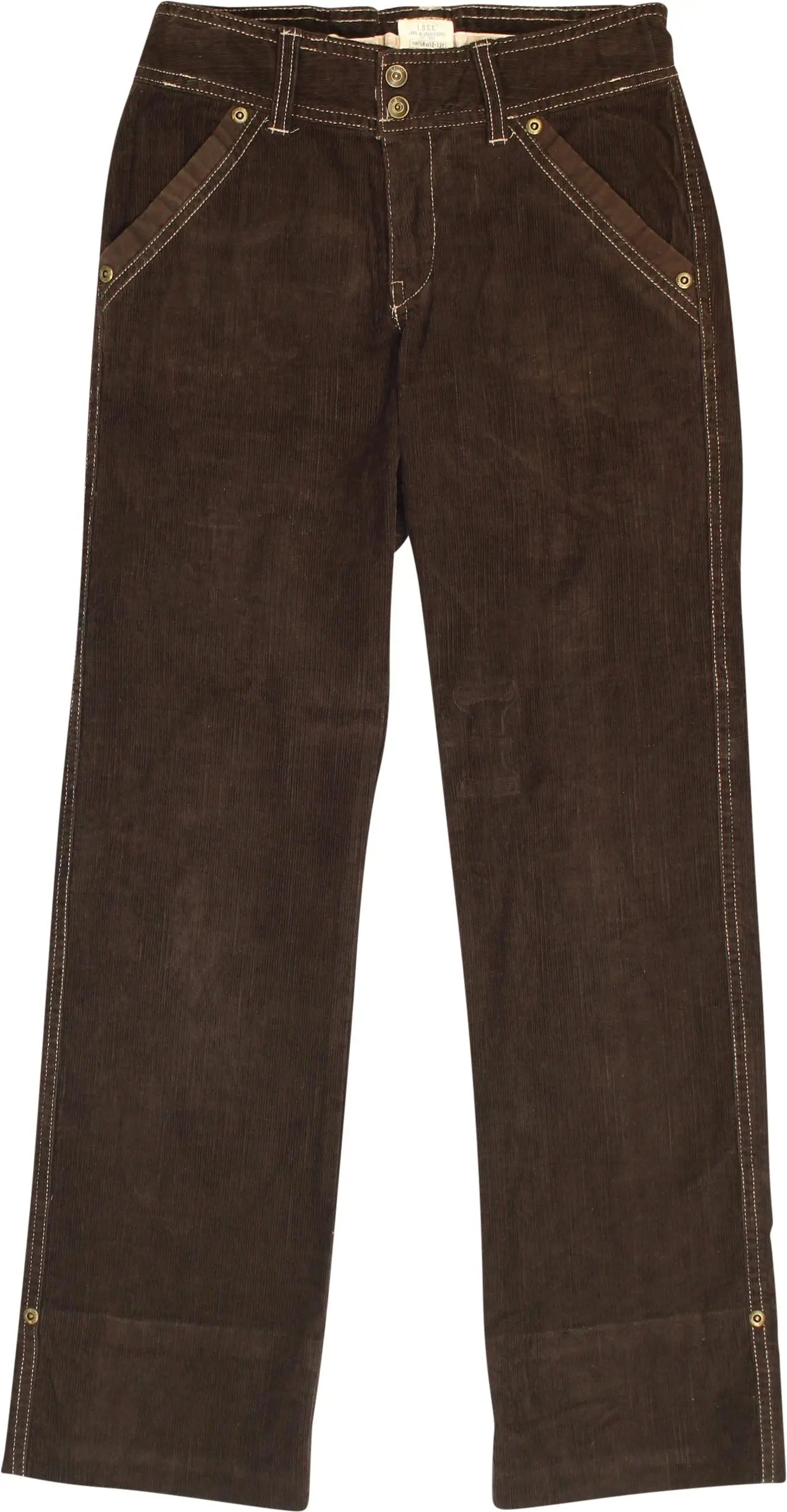 H&M - Corduroy Trousers- ThriftTale.com - Vintage and second handclothing